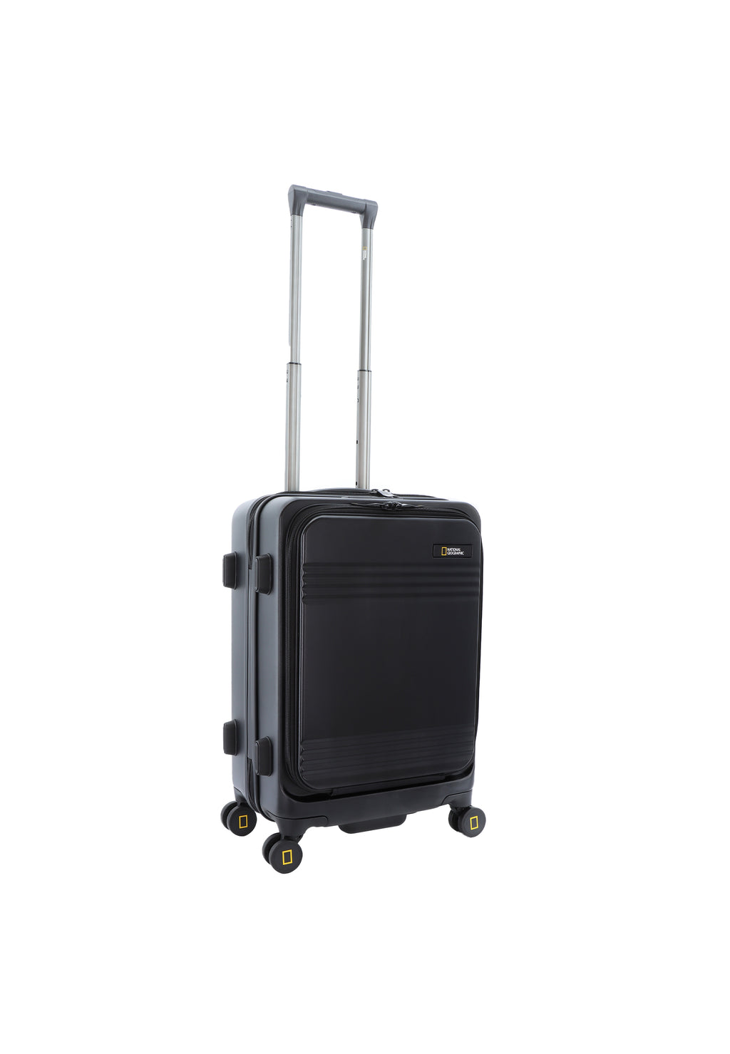 National Geographic - Lodge Handgepäck Hartschalenkoffer / Trolley / Reisekoffer - 55 cm - (Small) - Schwarz