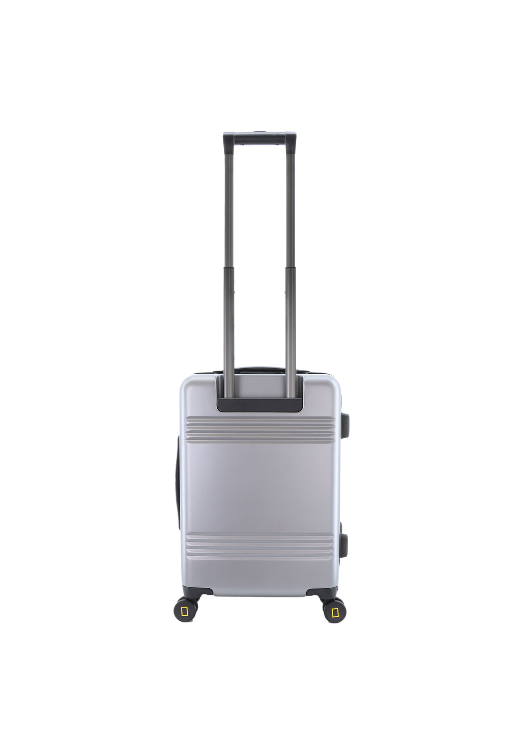 National Geographic - Lodge Handgepäck Hartschalenkoffer / Trolley / Reisekoffer - 55 cm - (Small) - Silber