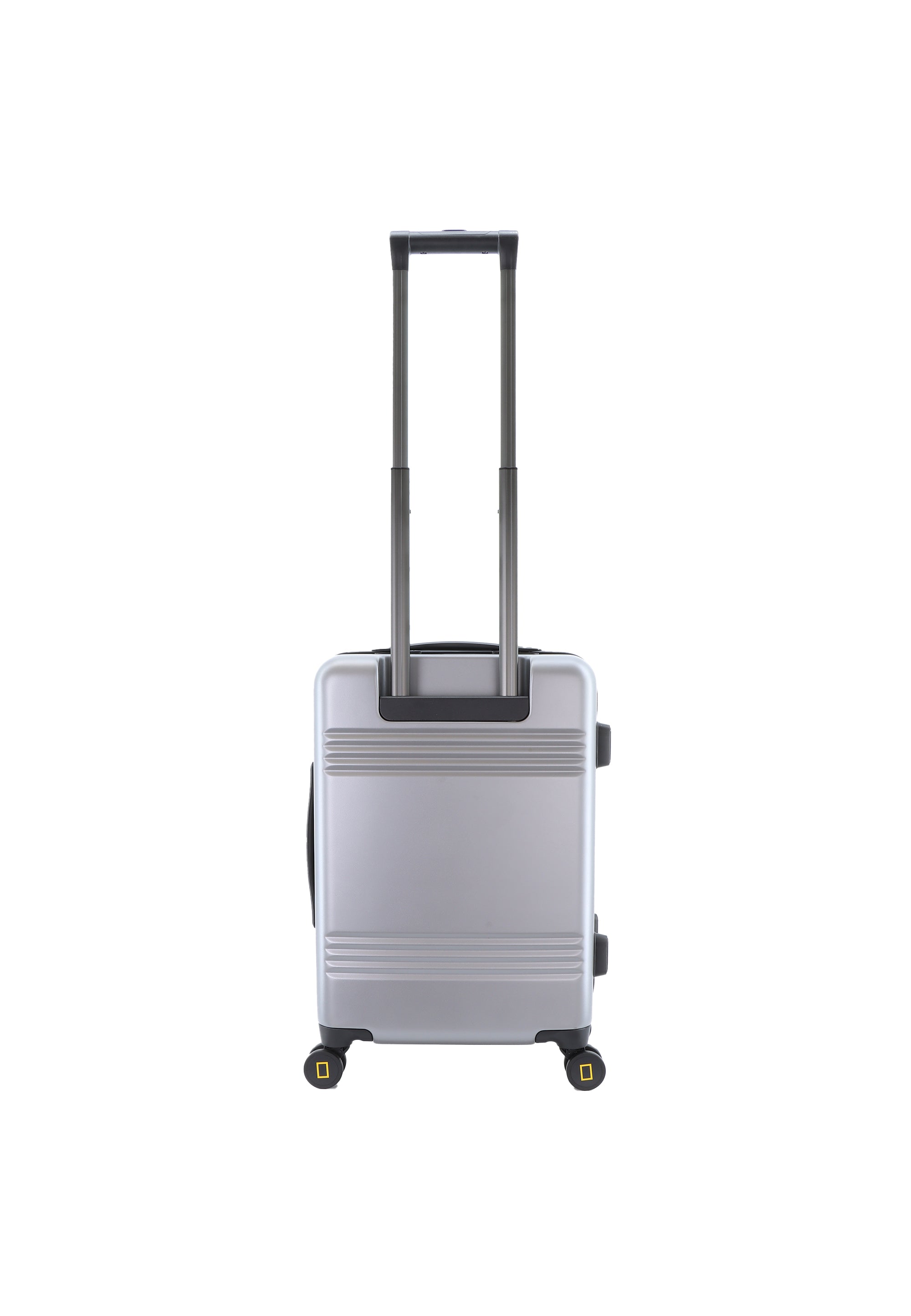 National Geographic - Lodge Handgepäck Hartschalenkoffer / Trolley / Reisekoffer - 55 cm - (Small) - Silber