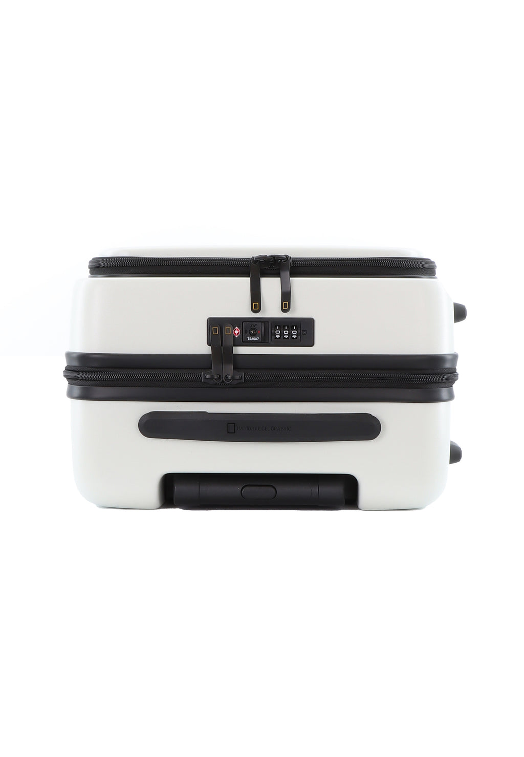 National Geographic - Lodge Handgepäck Hartschalenkoffer / Trolley / Reisekoffer - 55 cm - (Small) - Weiß