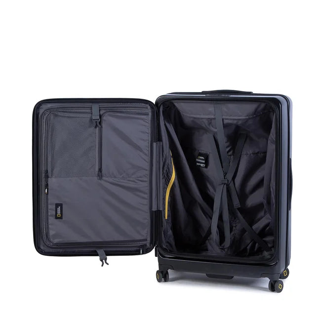 National Geographic Lodge Hartschalen-Kofferset 3-teilig S/M/L Schwarz – Produktansicht 7