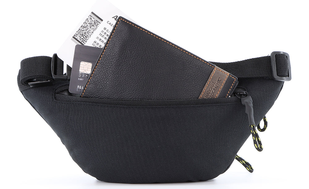 National Geographic New Explorer Bauchtasche 1 L Schwarz – Produktansicht 9