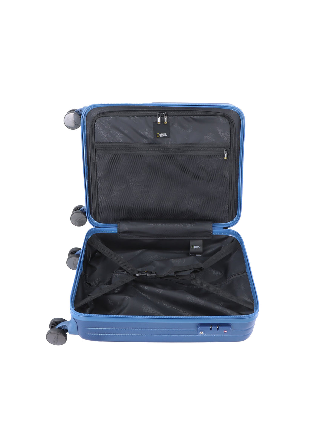 National Geographic - Pulse Handgepäck Hartschalenkoffer / Trolley / Reisekoffer - 56 cm - (Small) - Rot