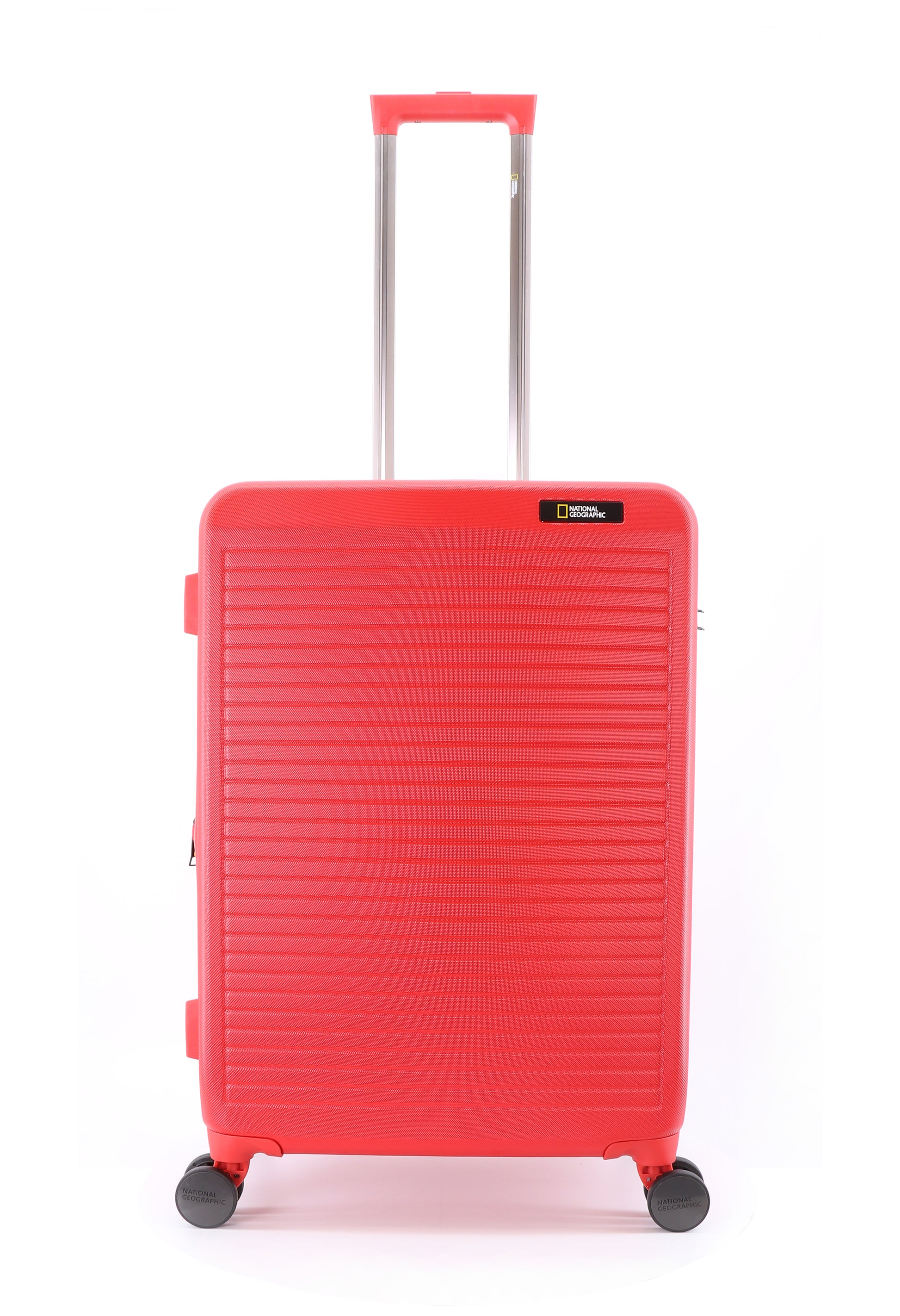National Geographic - Pulse Hartschalenkoffer / Trolley / Reisekoffer - 68 cm - (Medium) - Rot
