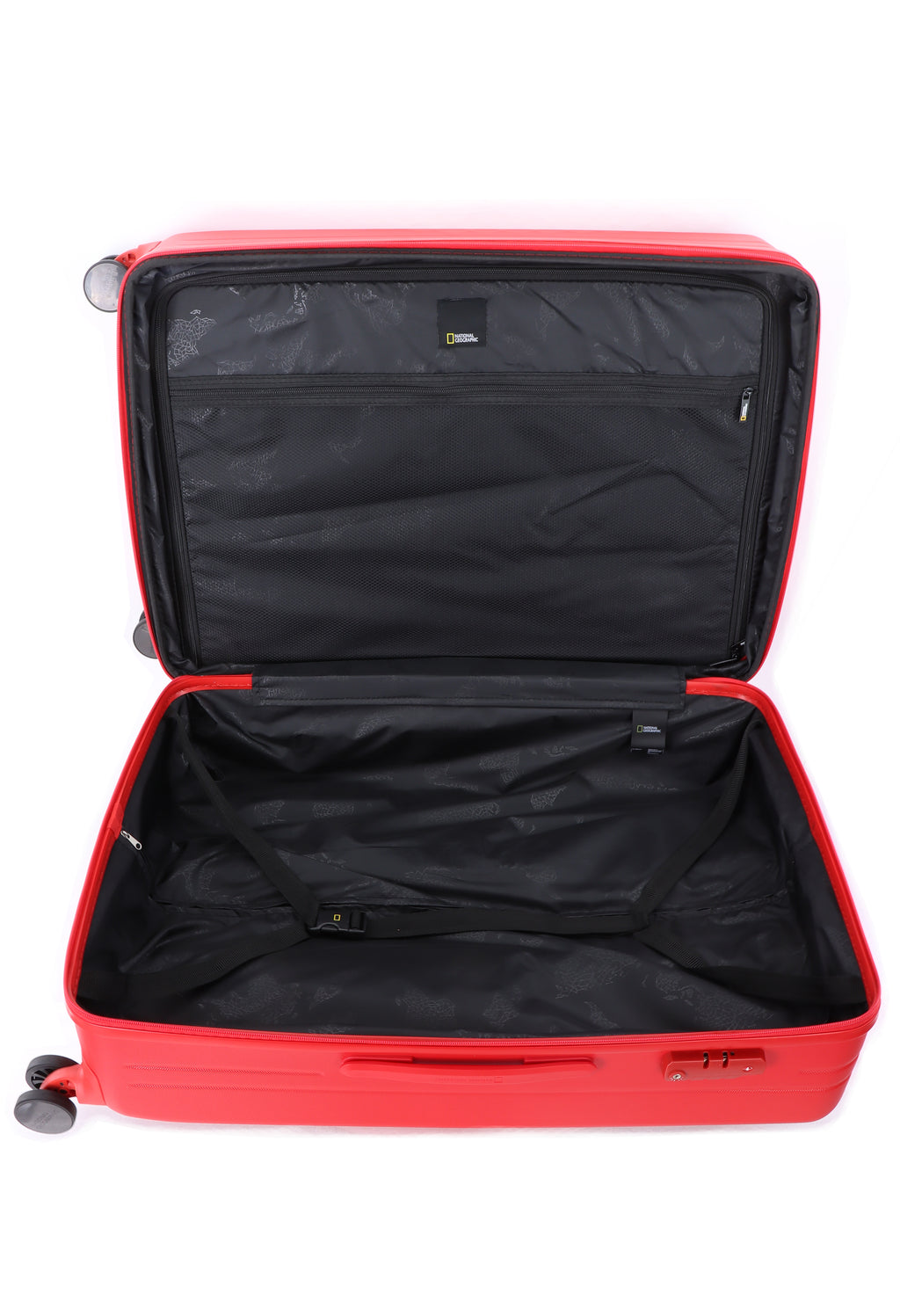 National Geographic - Pulse Hartschalenkoffer / Trolley / Reisekoffer - 78,5 cm - (Large) - Rot