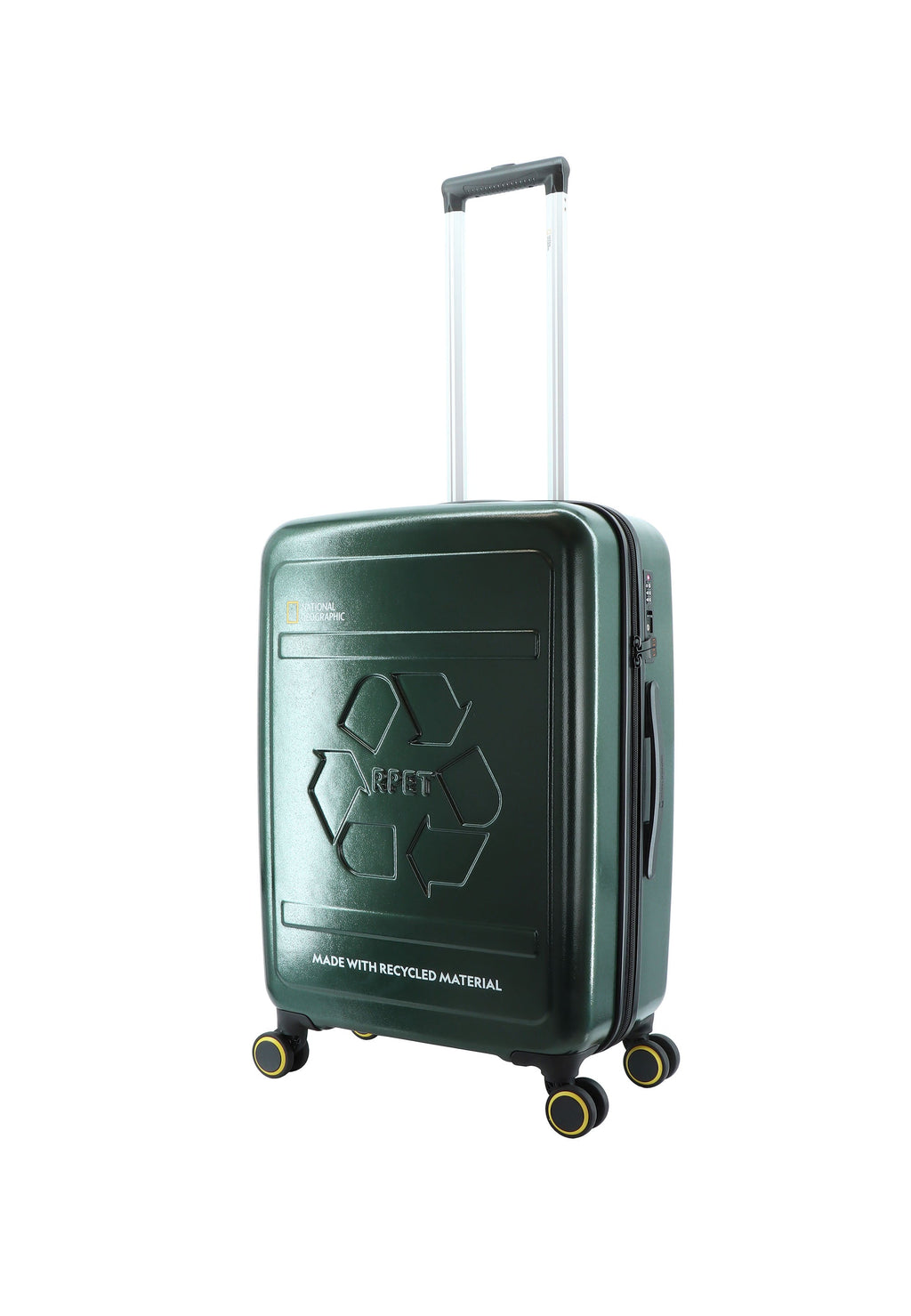 National Geographic Balance RPET Hartschalenkoffer 66 cm Medium Dunkelgrün – Produktansicht 2