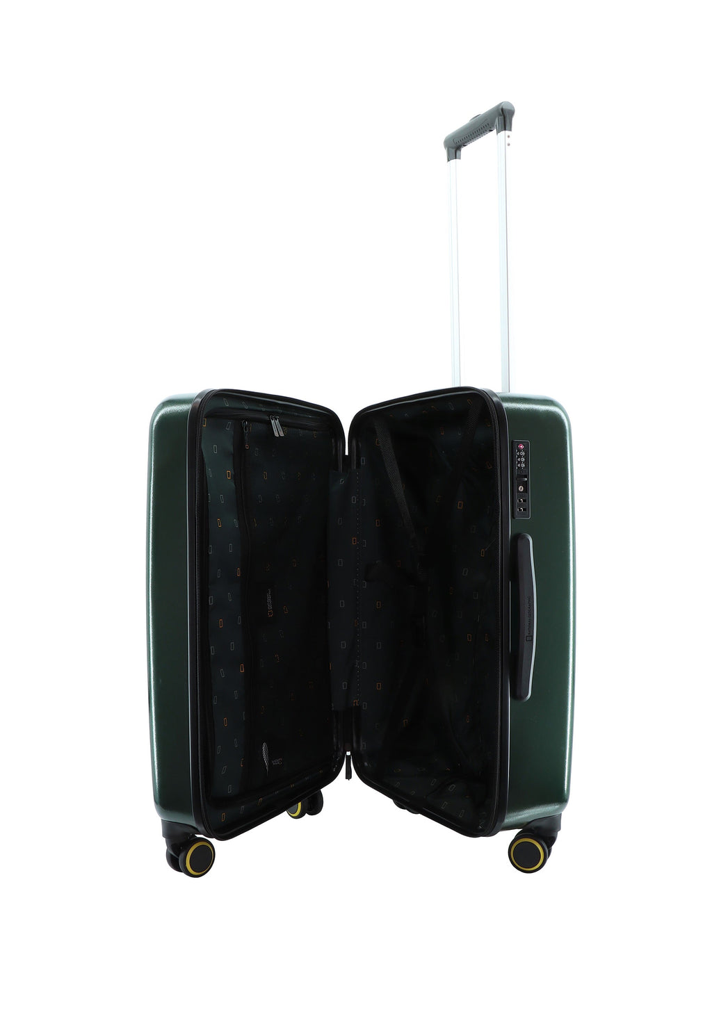 National Geographic Balance RPET Hartschalenkoffer 66 cm Medium Dunkelgrün – Produktansicht 6