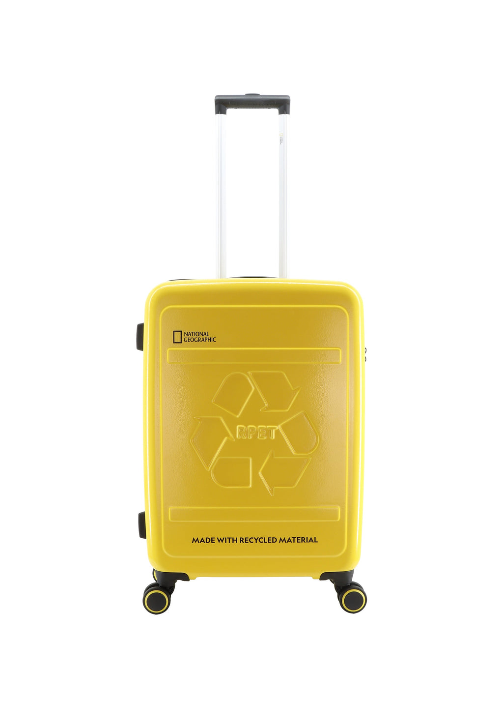 National Geographic Balance RPET Hartschalenkoffer 66 cm Medium Gelb – Produktansicht 1