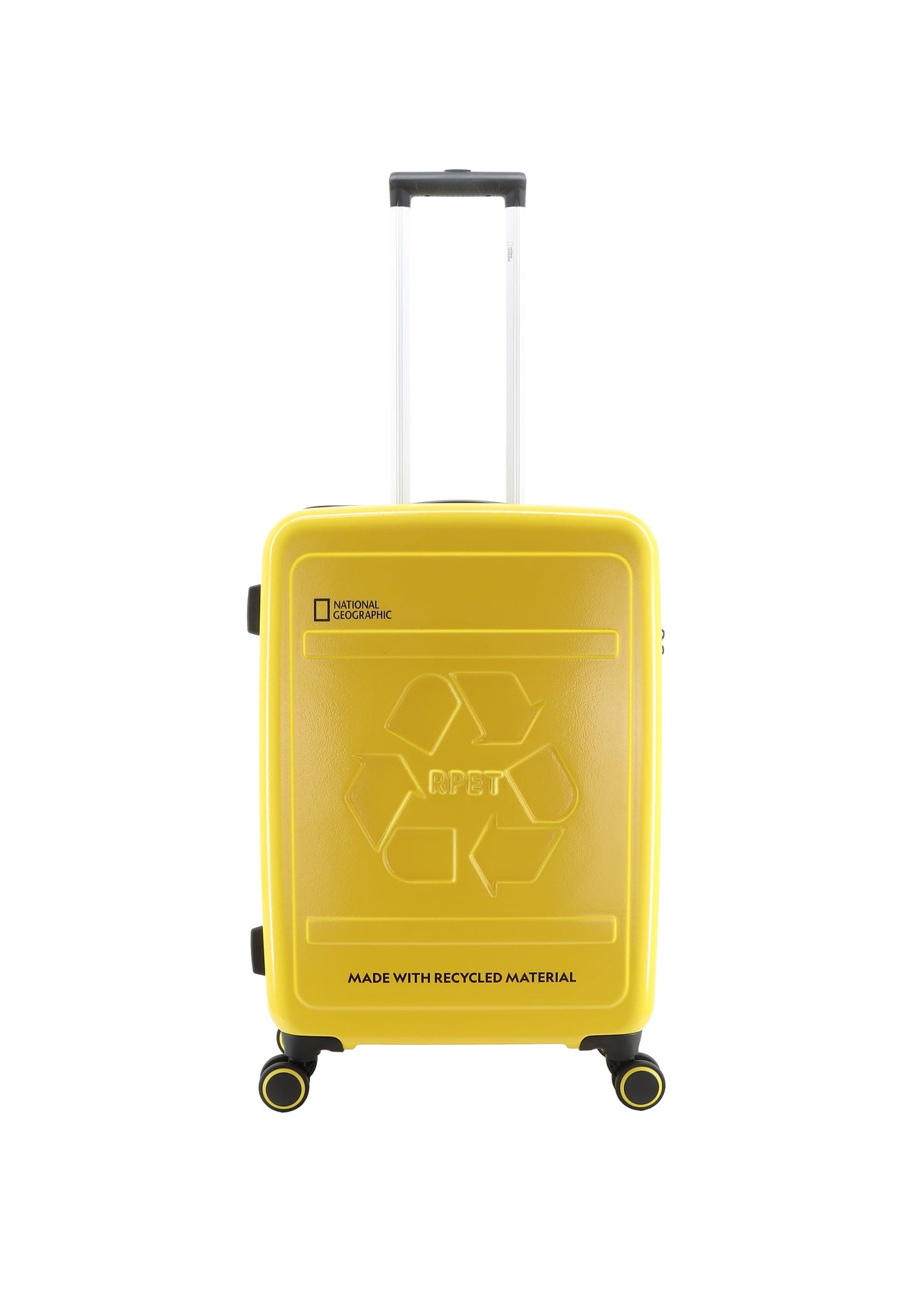 National Geographic Balance RPET Hartschalenkoffer 66 cm Medium Gelb – Produktansicht 1