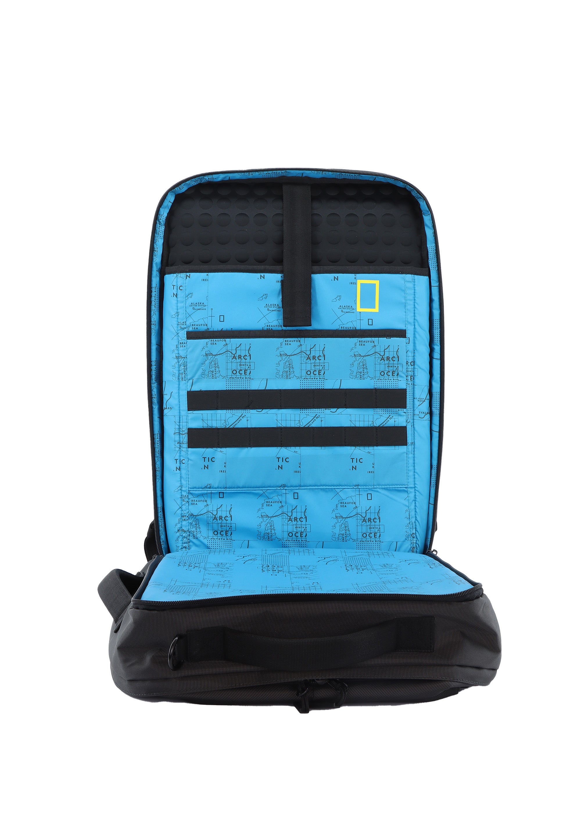 Laptoptasche Rucksack Schultertasche der Nat Geo Serie Ocean in schwarz RPET N20908
