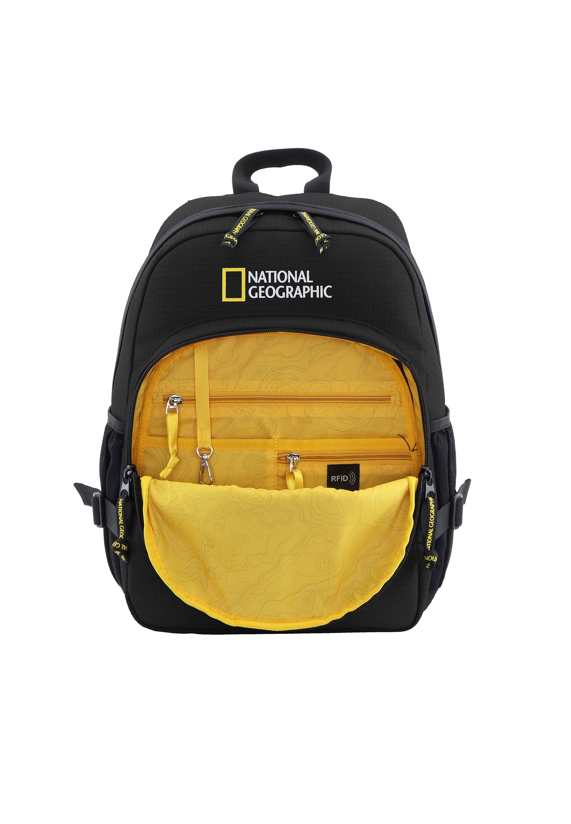 National Geographic - Explorer III | Rucksack aus recycelten PET-Flaschen | Schwarz