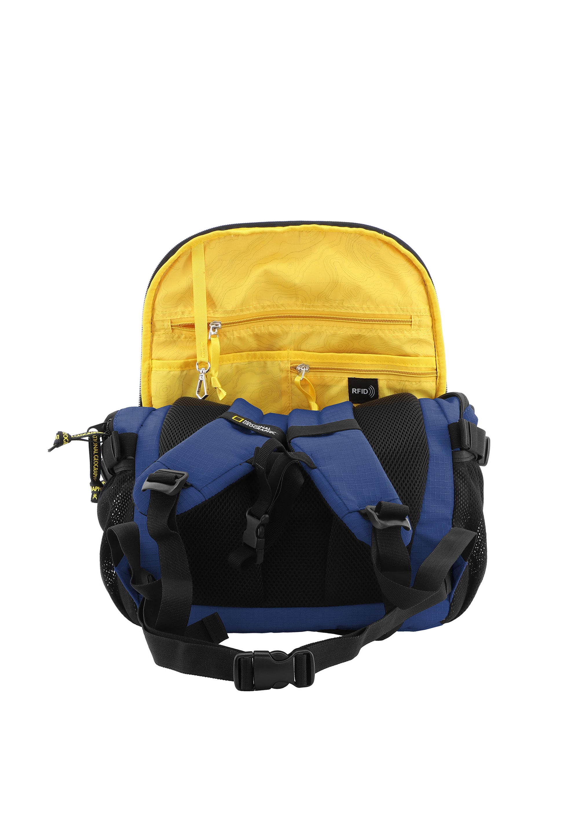 National Geographic - Explorer III | Rucksack aus recycelten PET-Flaschen | Blau