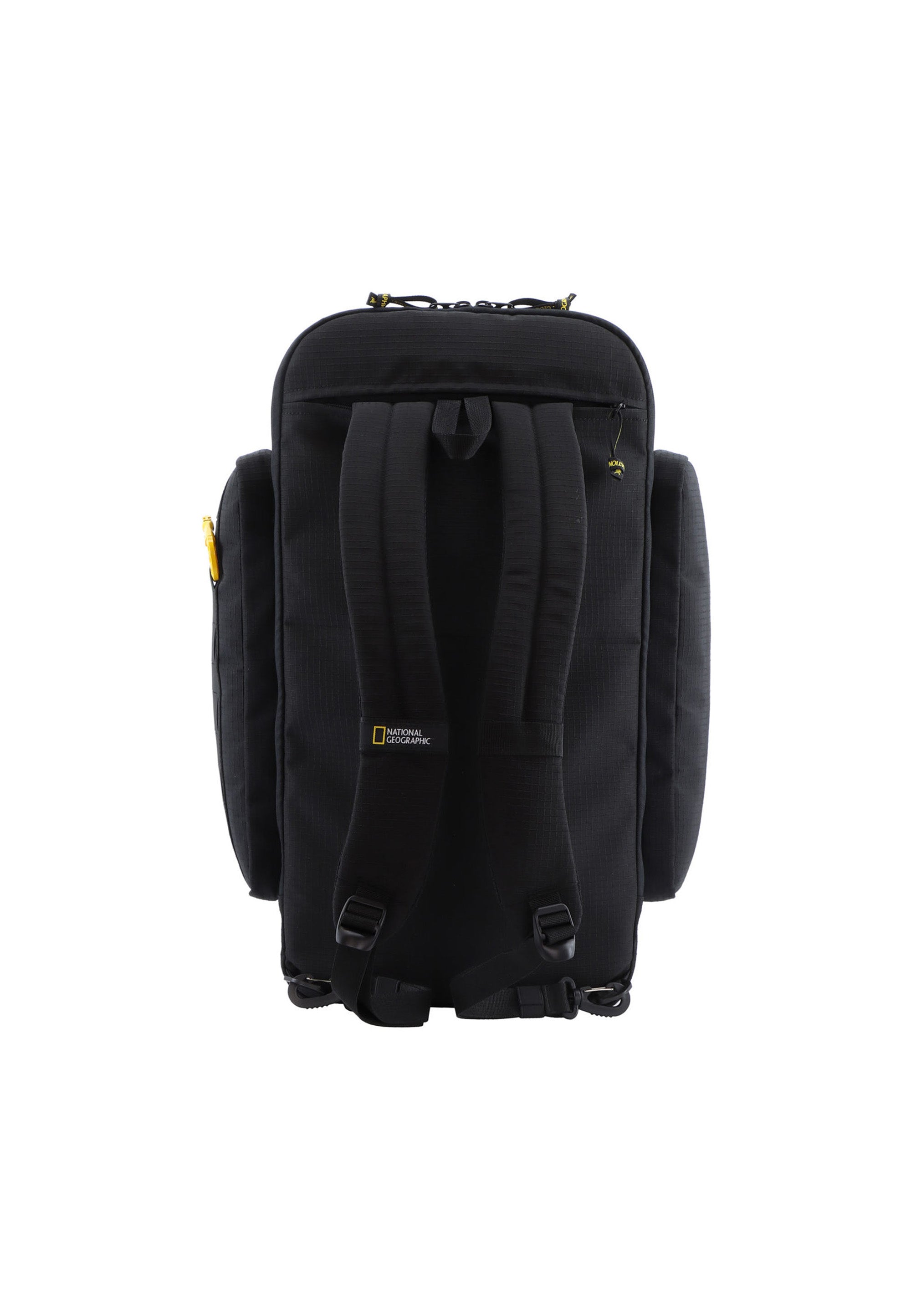 National Geographic - Explorer III | Reisetasche Sporttasche mit Rucksackfunktion aus recycelten PET-Flaschen | Schwarz