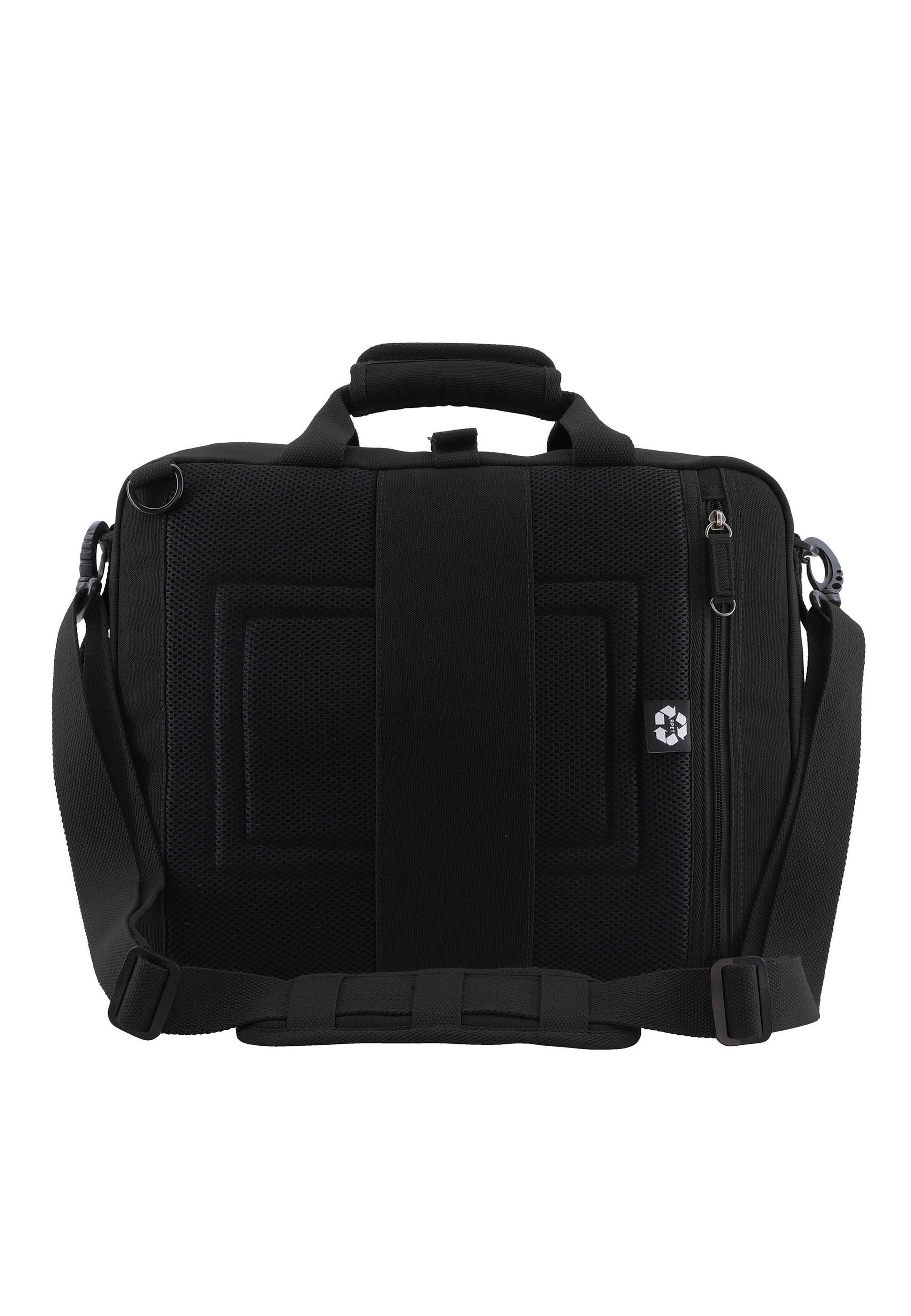 National Geographic - Milestone 3 Wege Rucksack / Laptop-Rucksack / Umhängetasche - 20,9L - Schwarz