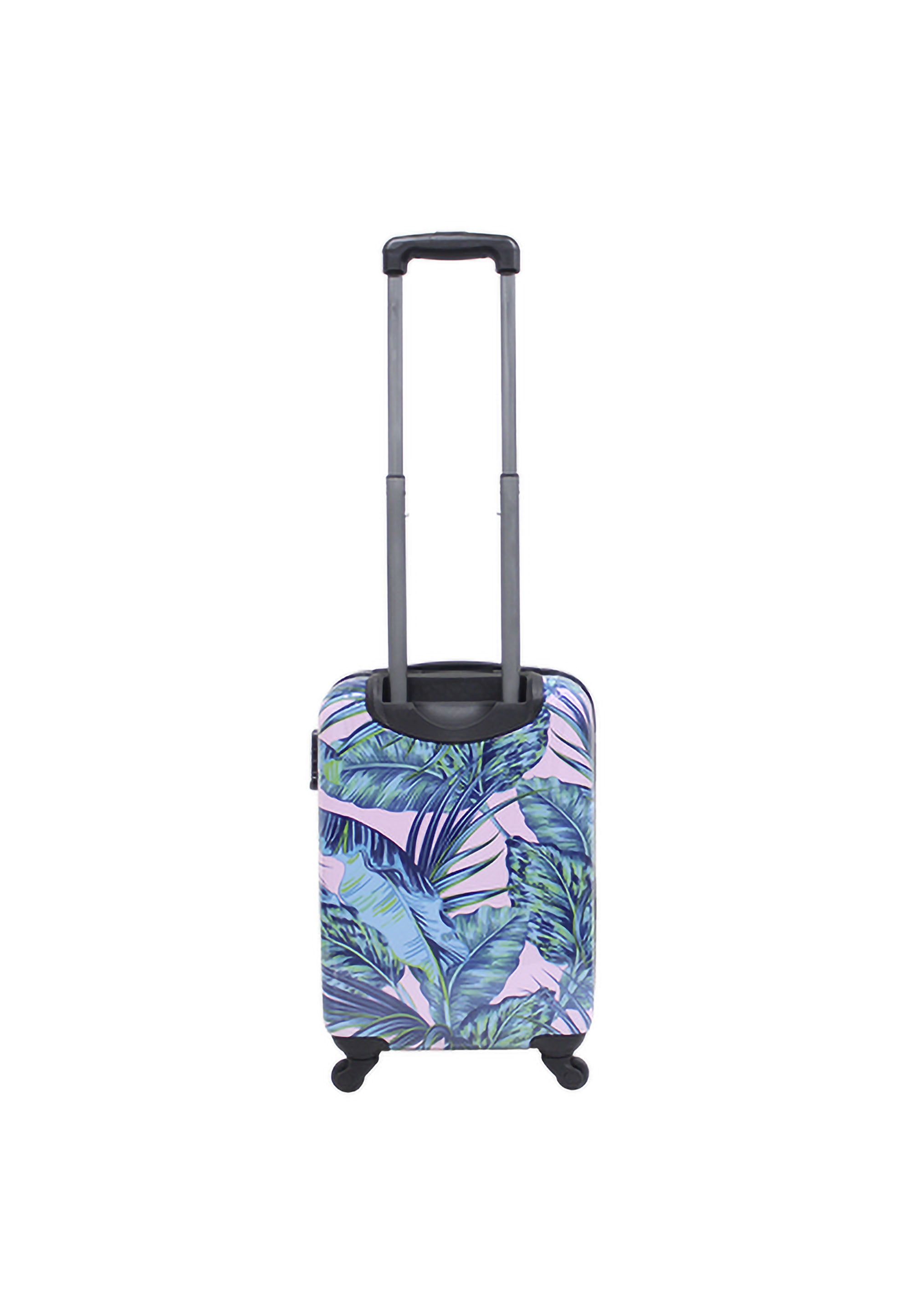 Saxoline - Pink Jungle Handgepäck Hartschalenkoffer / Trolley / Reisekoffer - 53 cm - (Small)