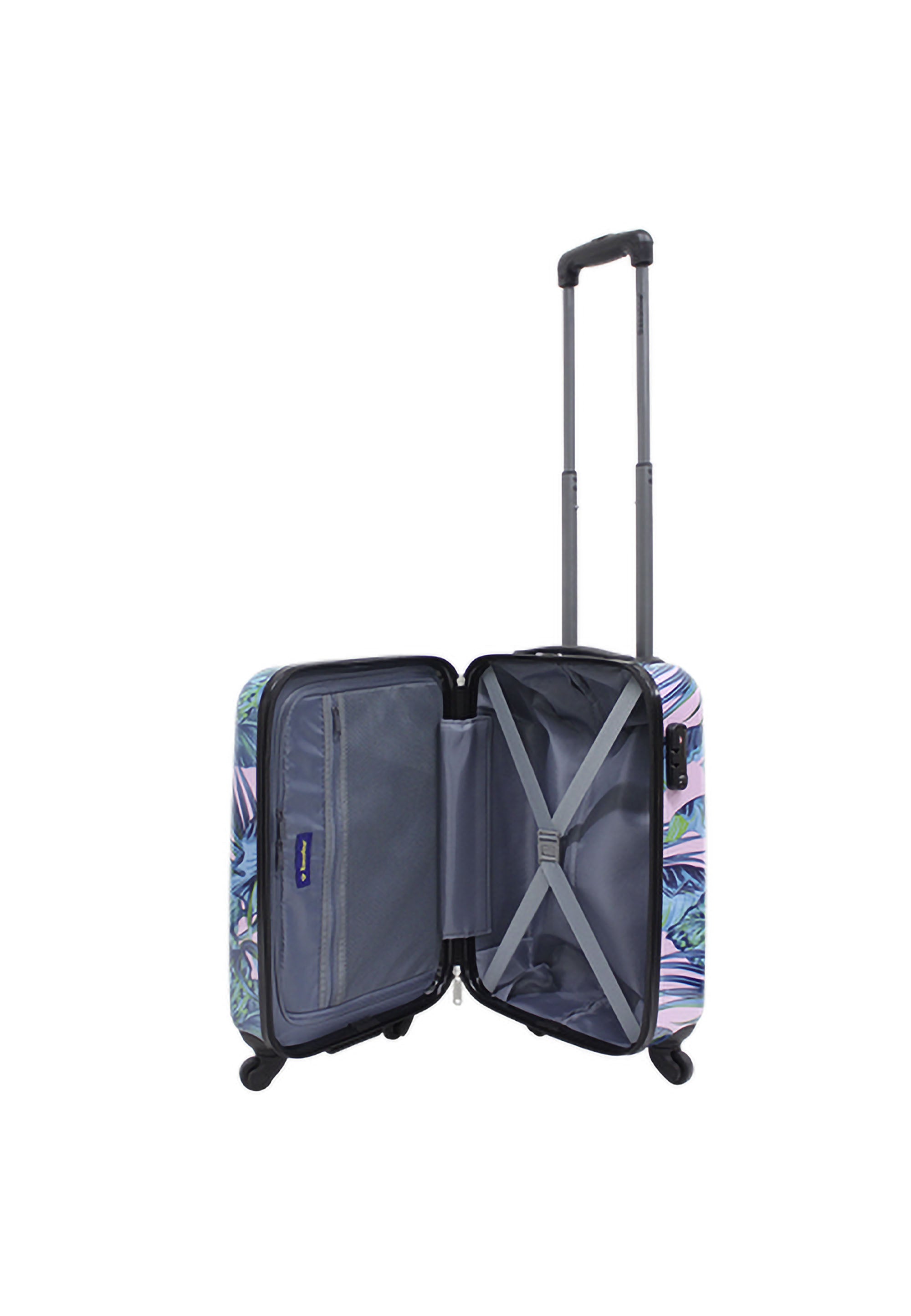 Saxoline - Pink Jungle Handgepäck Hartschalenkoffer / Trolley / Reisekoffer - 53 cm - (Small)