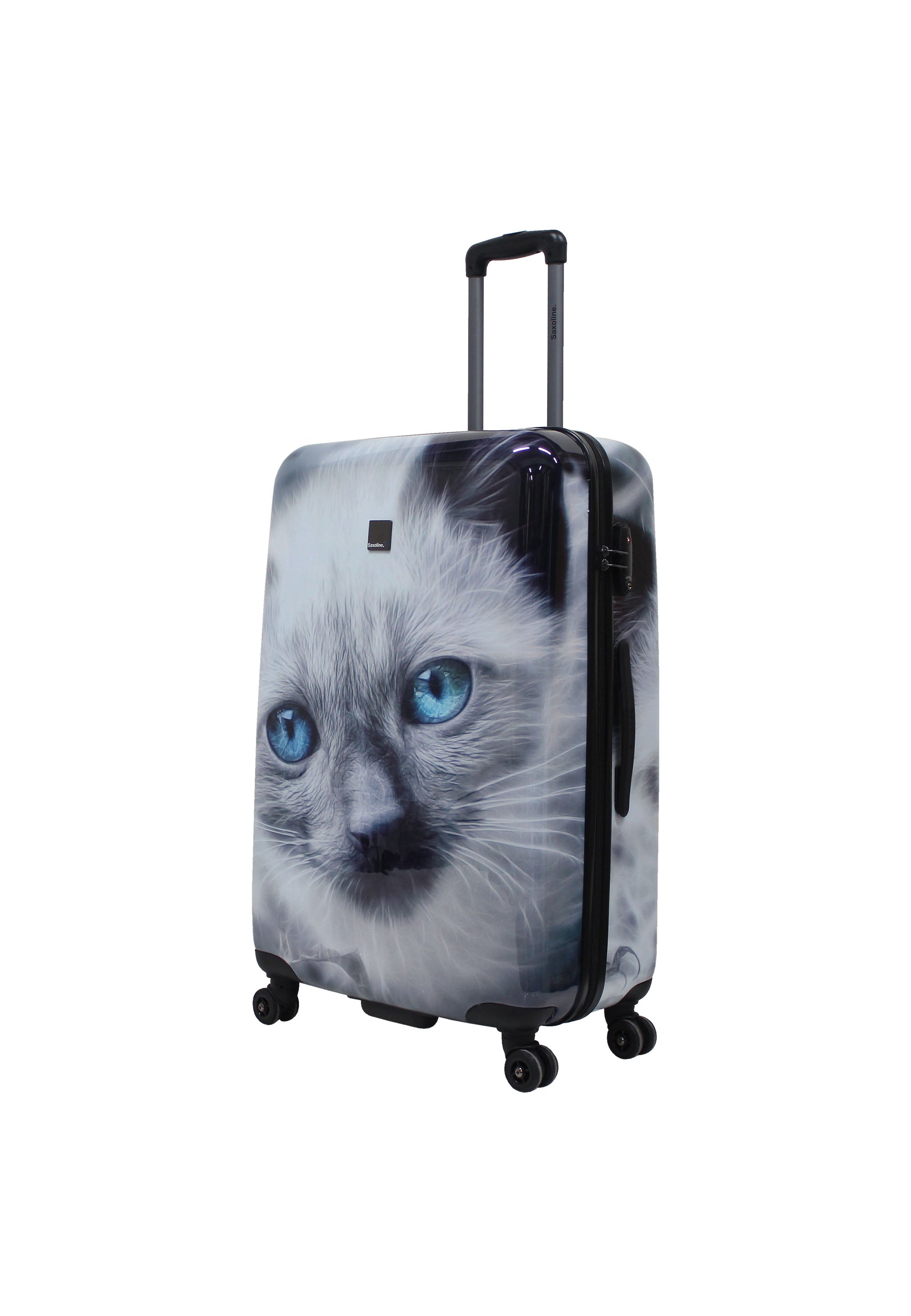 Saxoline - Katzen Hartschalenkoffer / Trolley / Reisekoffer - 78 cm - (Large)