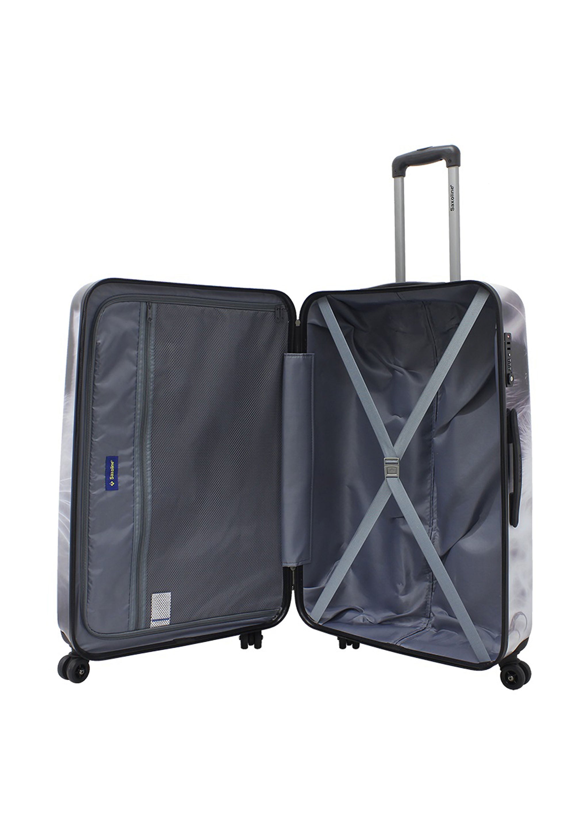 Saxoline - Katzen Hartschalen-Kofferset / Trolley-Set / Reisekofferset - (S/M/L)