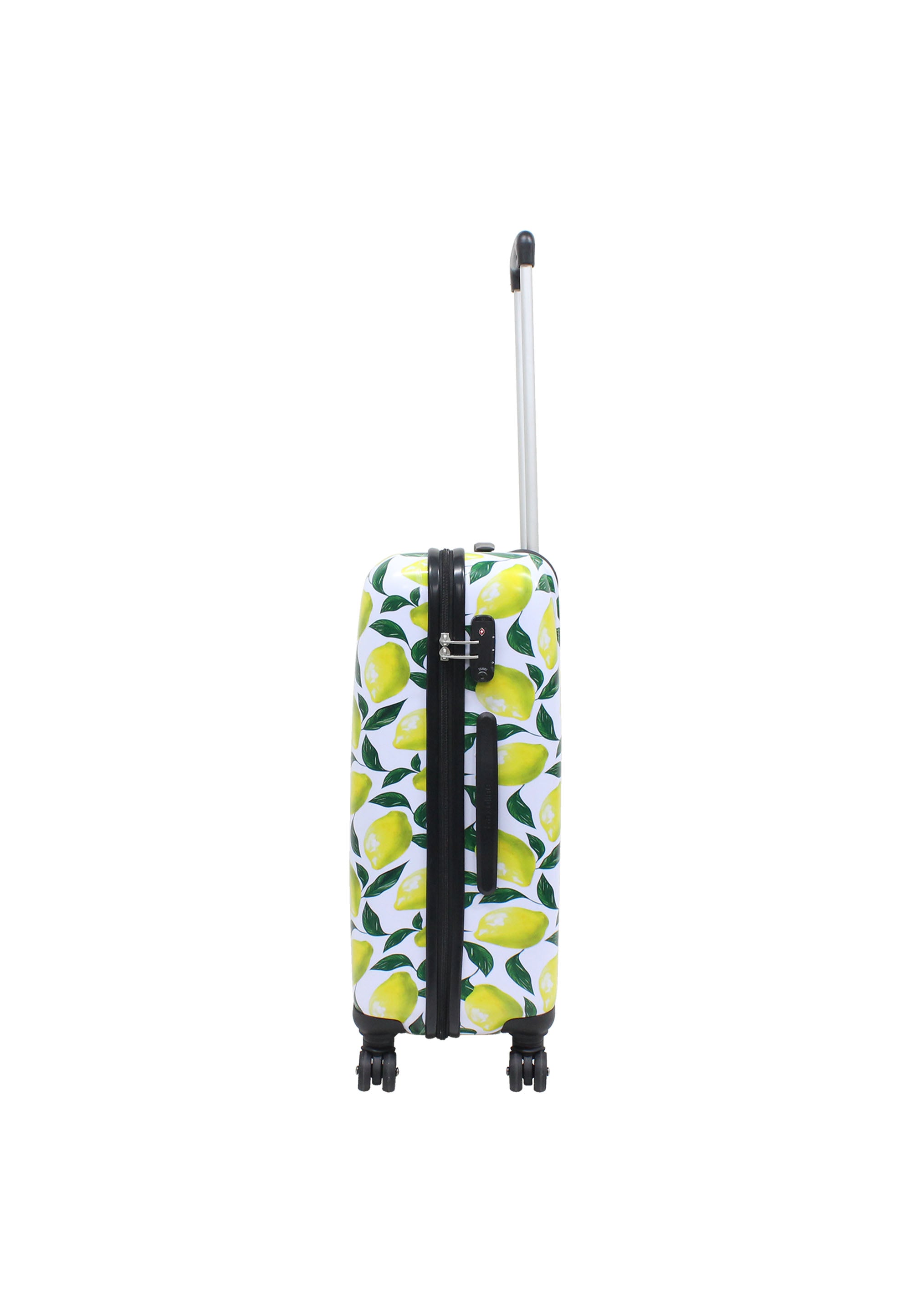 Saxoline - Zitronen Hartschalenkoffer / Trolley / Reisekoffer - 67 cm - (Medium)