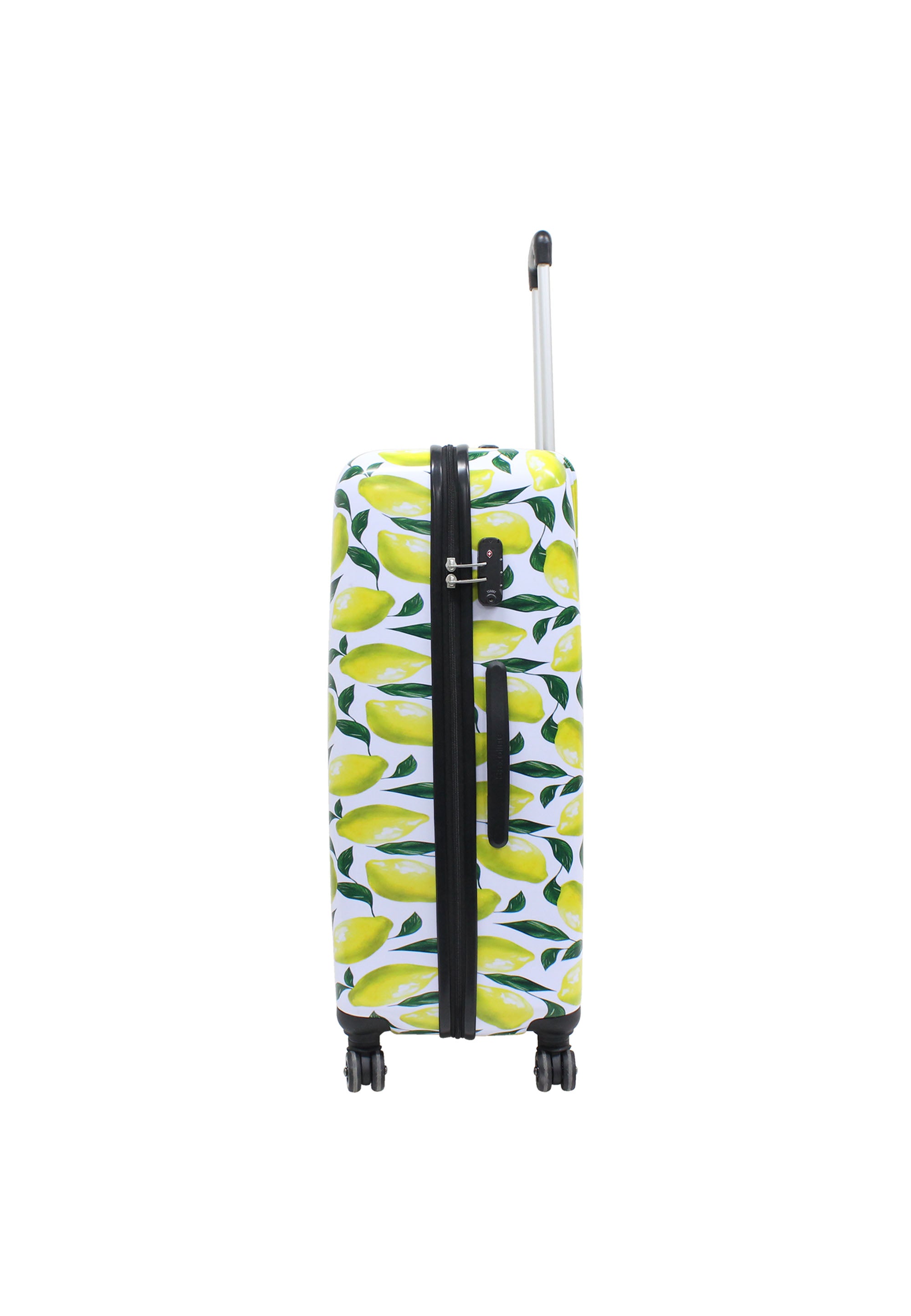 Saxoline - Zitronen Hartschalenkoffer / Trolley / Reisekoffer - 76 cm - (Large)