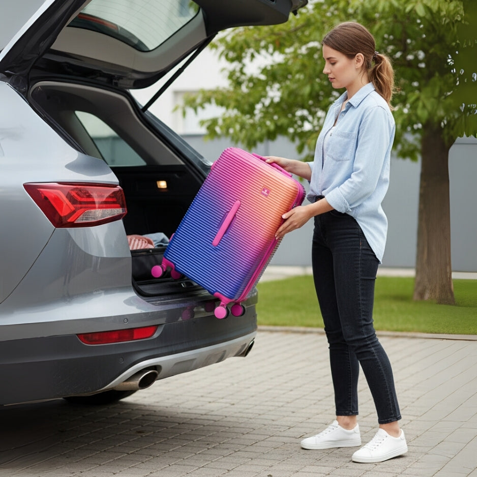 Saxoline Twist Trunk Hartschalenkoffer 68 cm – Fuchsia – Produktansicht 12