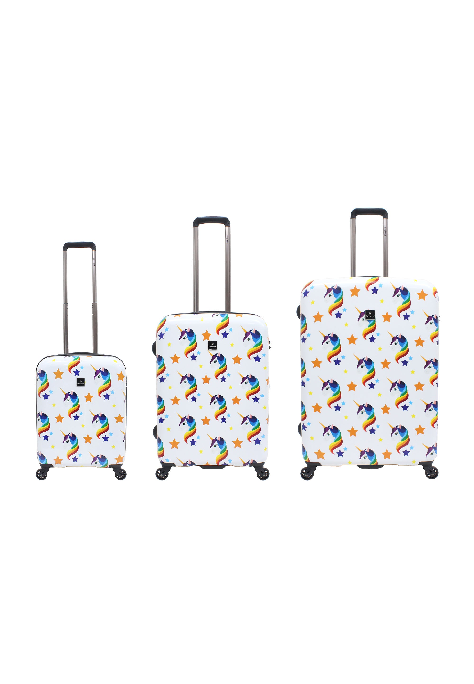 Saxoline - Einhorn Hartschalen-Kofferset / Trolley-Set / Reisekofferset - (S/M/L)