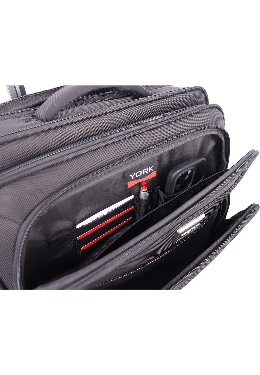 York Venture Business Aktentolley mit 360 grad Doppelrollen
