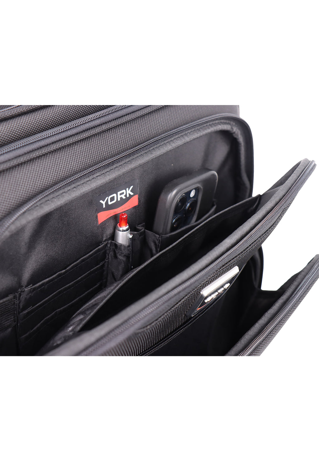 York Venture Business Aktentolley mit 360 grad Doppelrollen