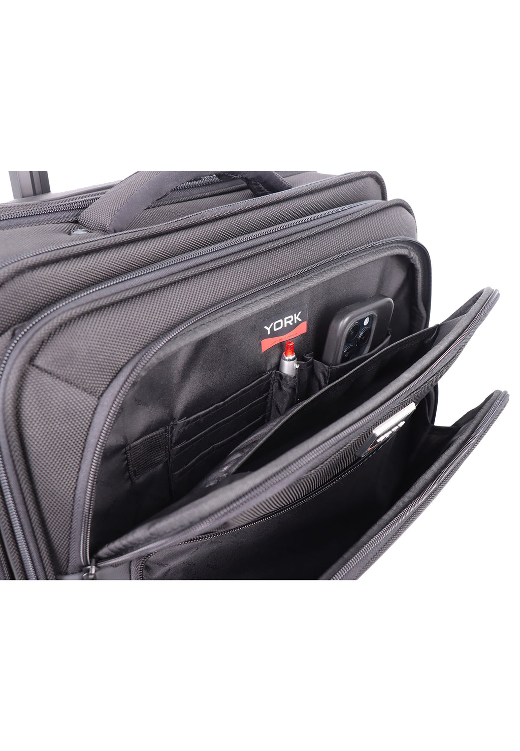 York Venture Business Aktentolley mit 360 grad Doppelrollen