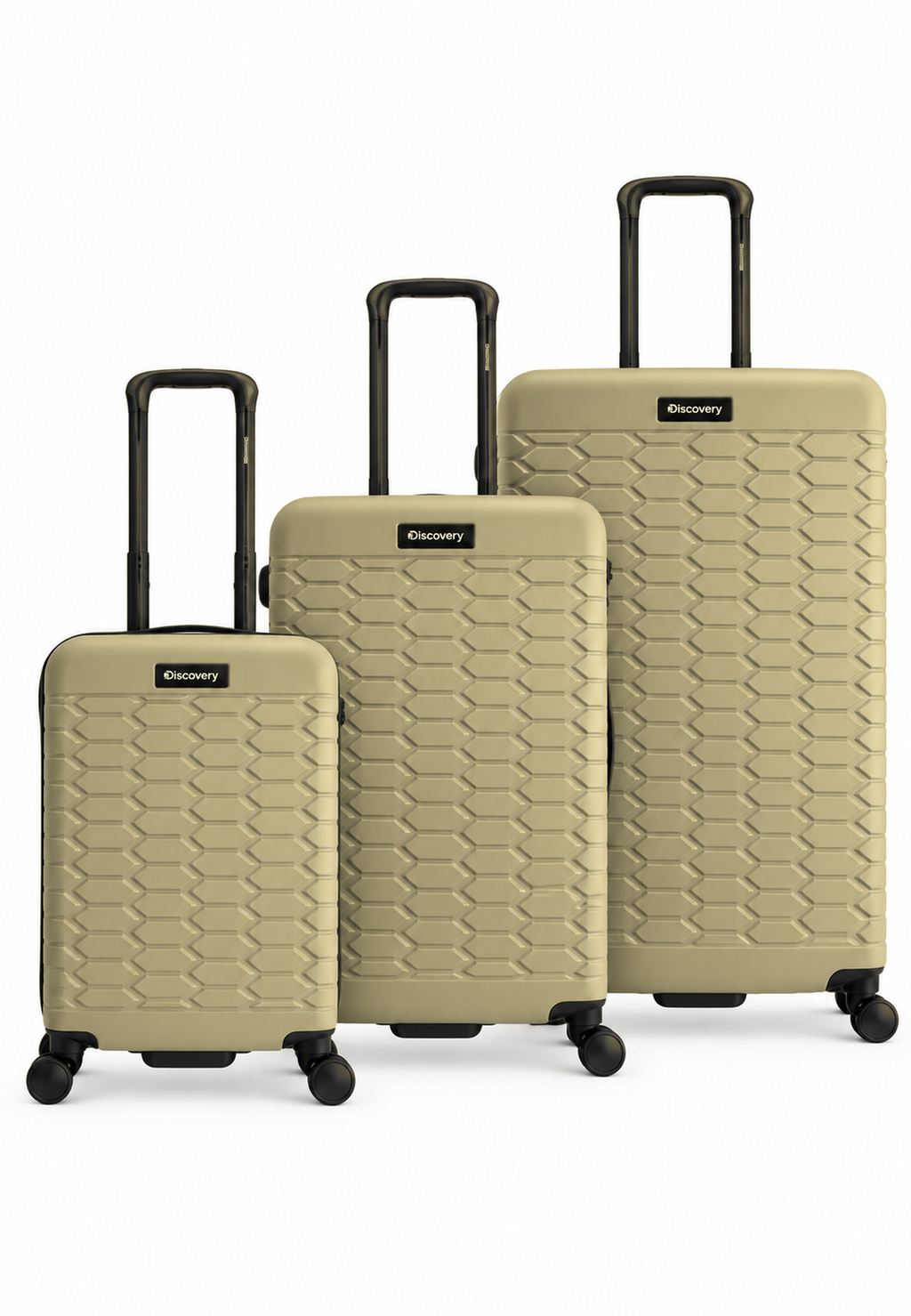 Discovery Reptile Hartschalen-Kofferset 3-teilig S/M/L Khaki – Produktansicht 1
