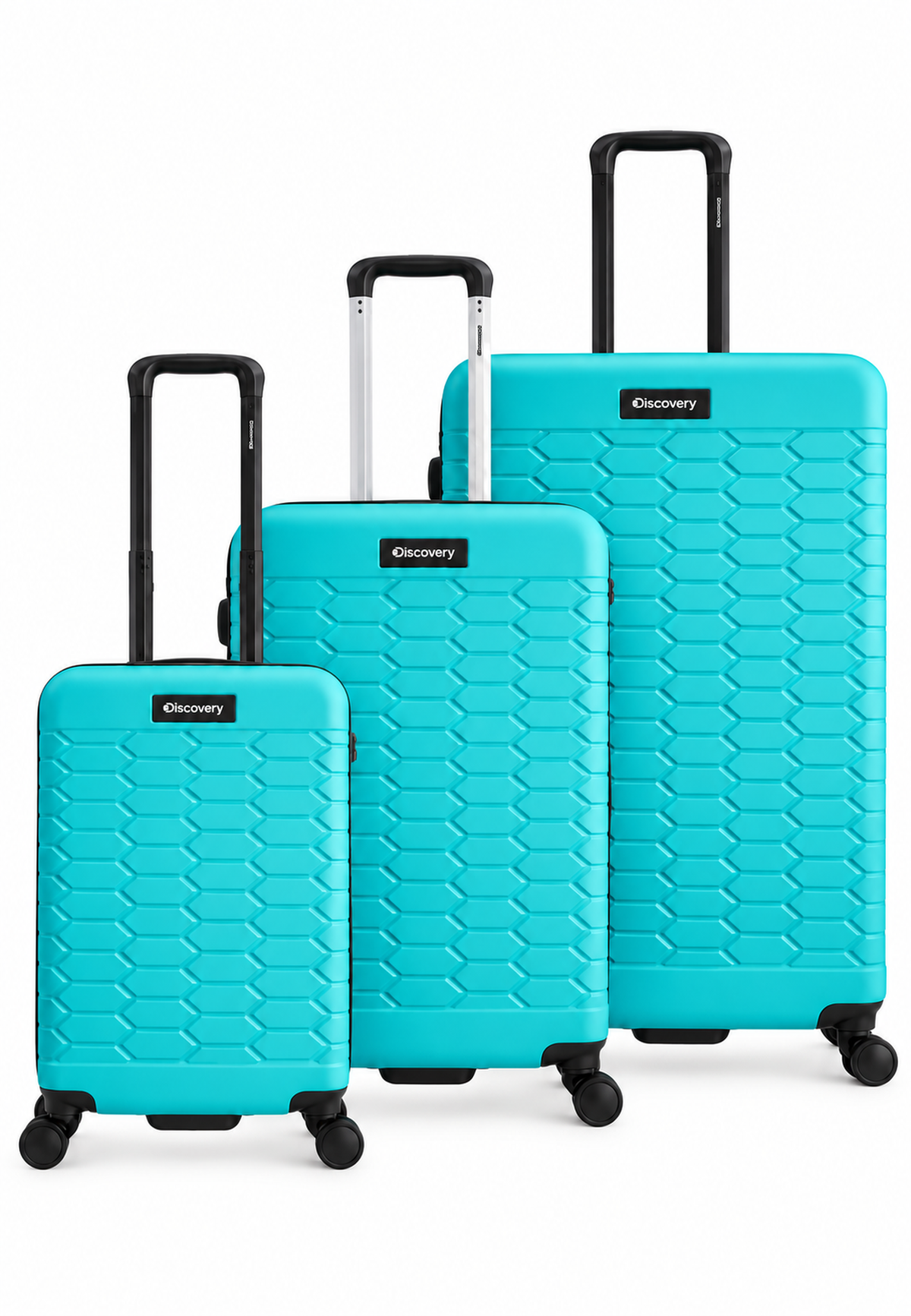 Discovery Reptile Hartschalen-Kofferset 3-teilig S/M/L Türkis – Produktansicht 1