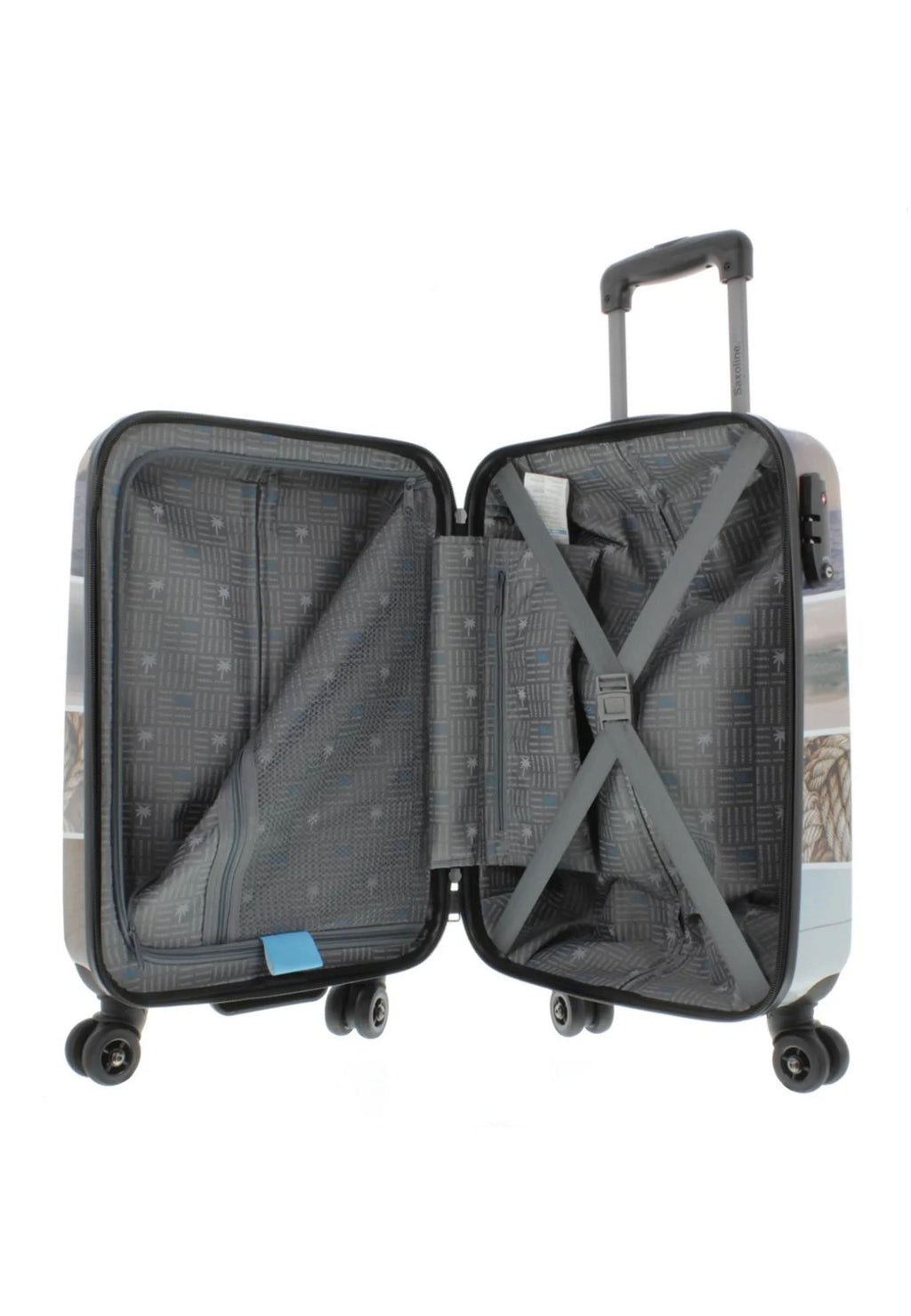Saxoline Blue Sailing Hartschalenkoffer 55 cm mit Sailing-Motiv – Produktansicht 7