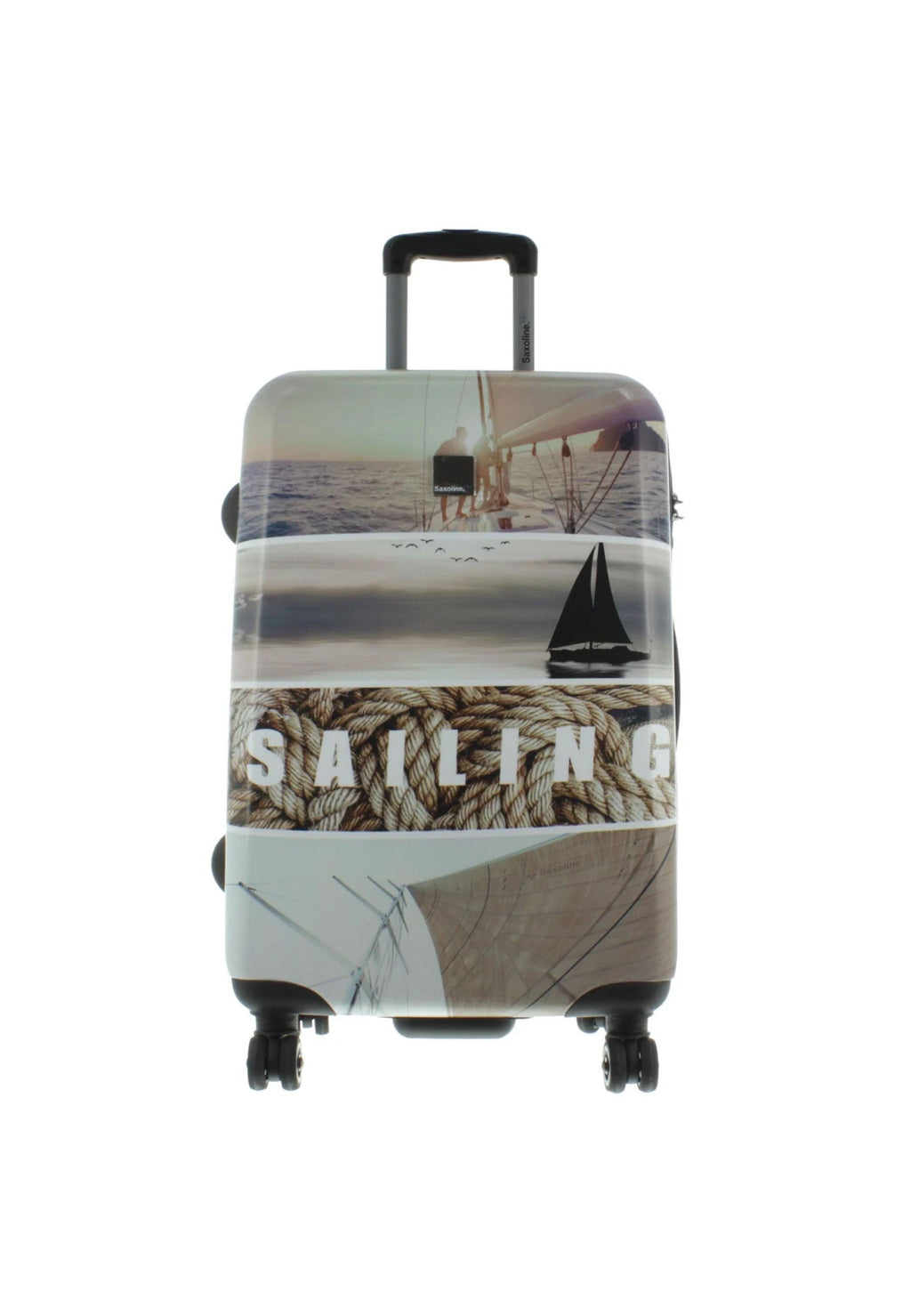 Saxoline Blue Sailing Hartschalenkoffer 67 cm mit Sailing-Motiv – Produktansicht 1