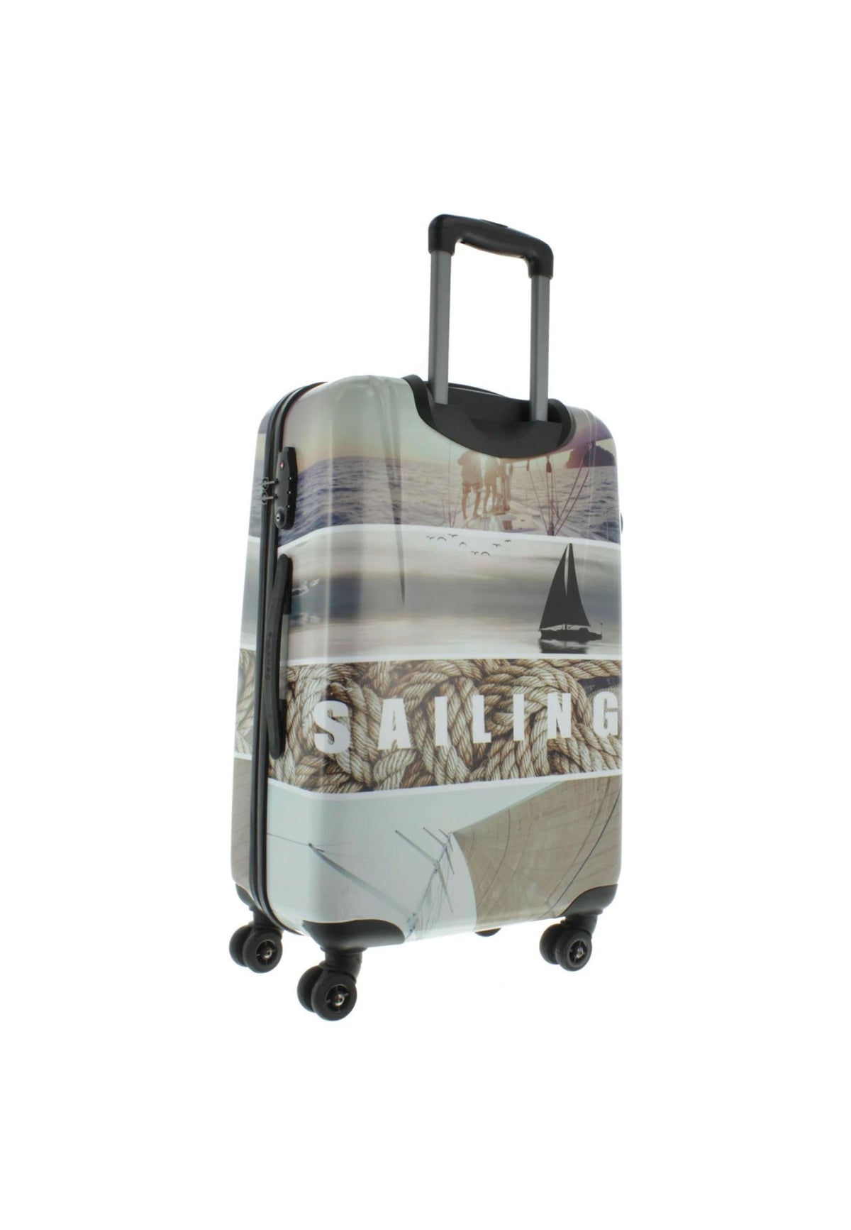 Saxoline Blue Sailing Hartschalenkoffer 67 cm mit Sailing-Motiv – Produktansicht 5