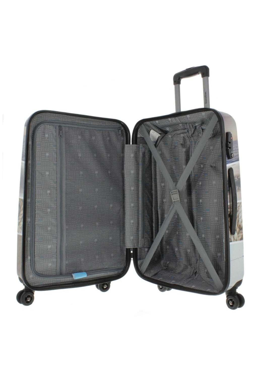 Saxoline Blue Sailing Hartschalenkoffer 67 cm mit Sailing-Motiv – Produktansicht 7