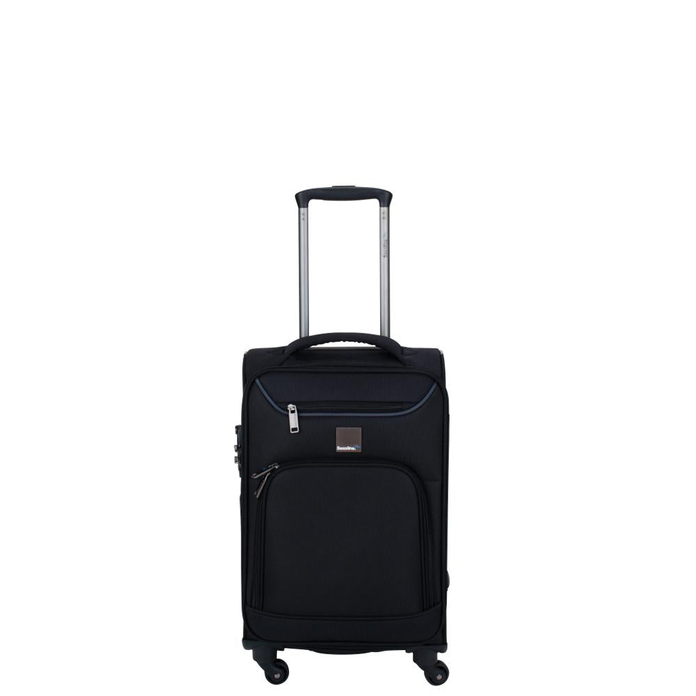 Saxoline Blue - Alpine Handgepäck Weichschalenkoffer / Trolley / Reisekoffer - 55 cm - (Small)