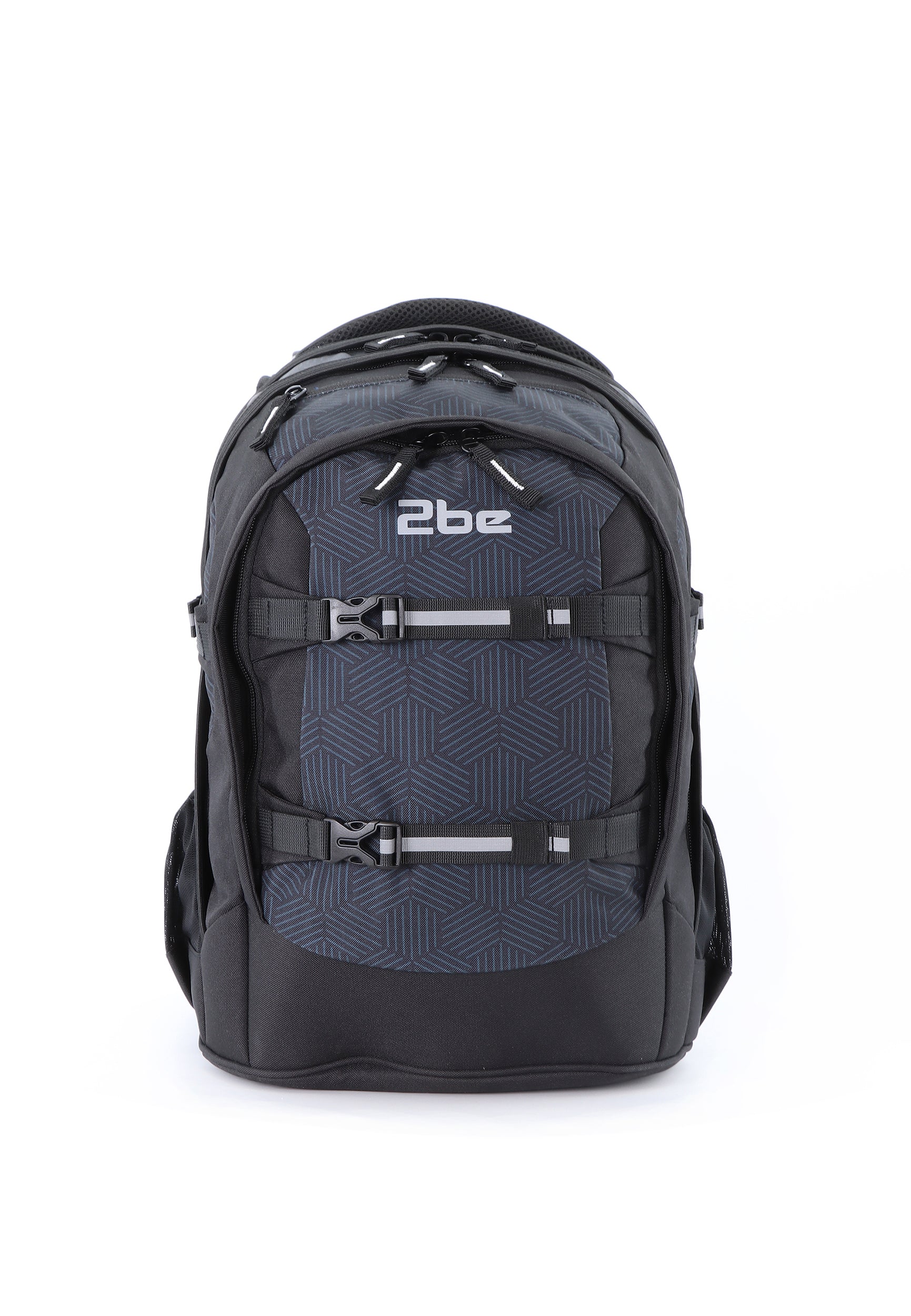 2be Ergonomischer Schulrucksack | Grau Bedruckt