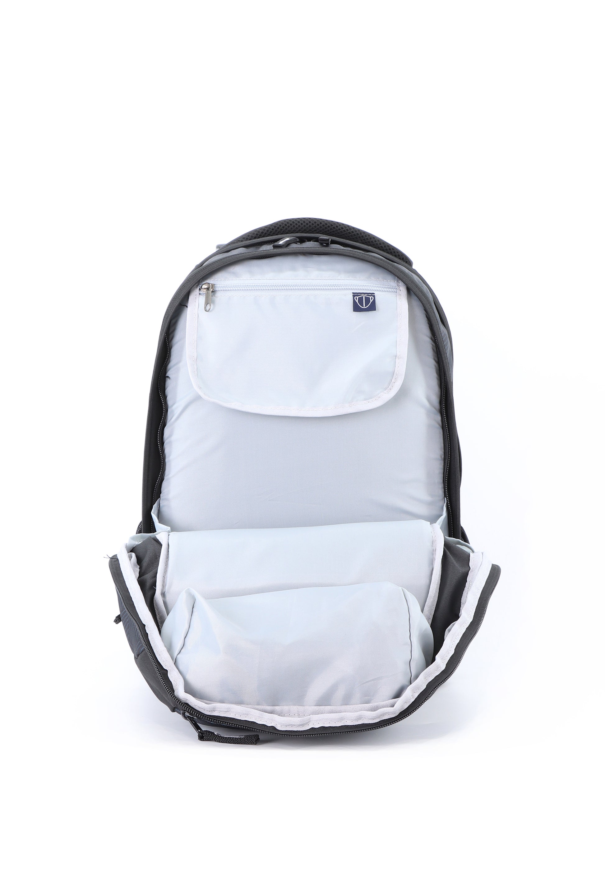 2be Rucksack / Schulrucksack - Schwarz mit Druck
