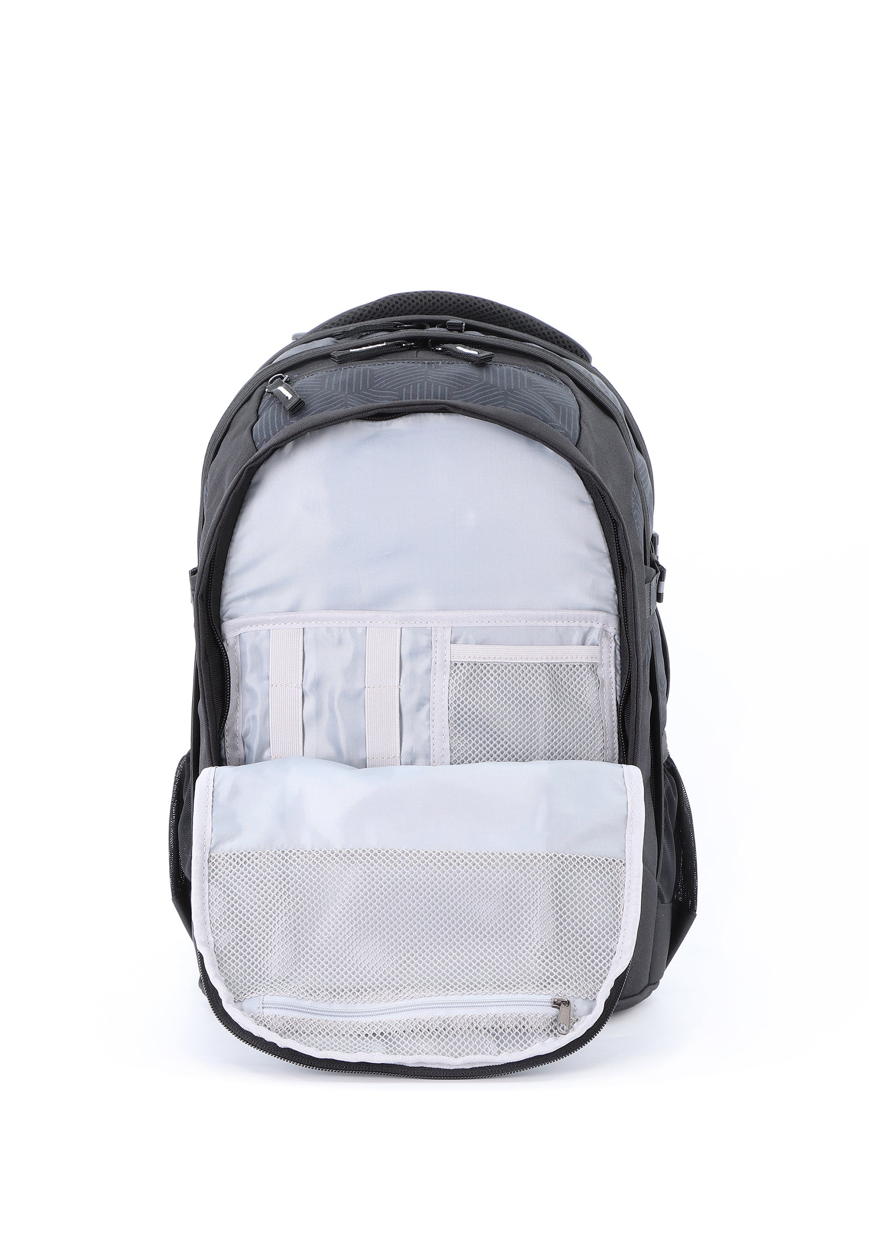 2be Rucksack / Schulrucksack - Schwarz mit Druck