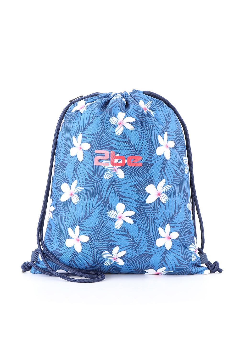 2be Sportbeutel Turnbeutel Gym Bag Kordelzug | Blaue Blumen