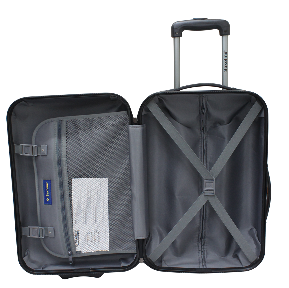 Saxoline Blue - S-Pad Handgepäck Hartschalenkoffer / Trolley / Reisekoffer - 54 cm - (Small)