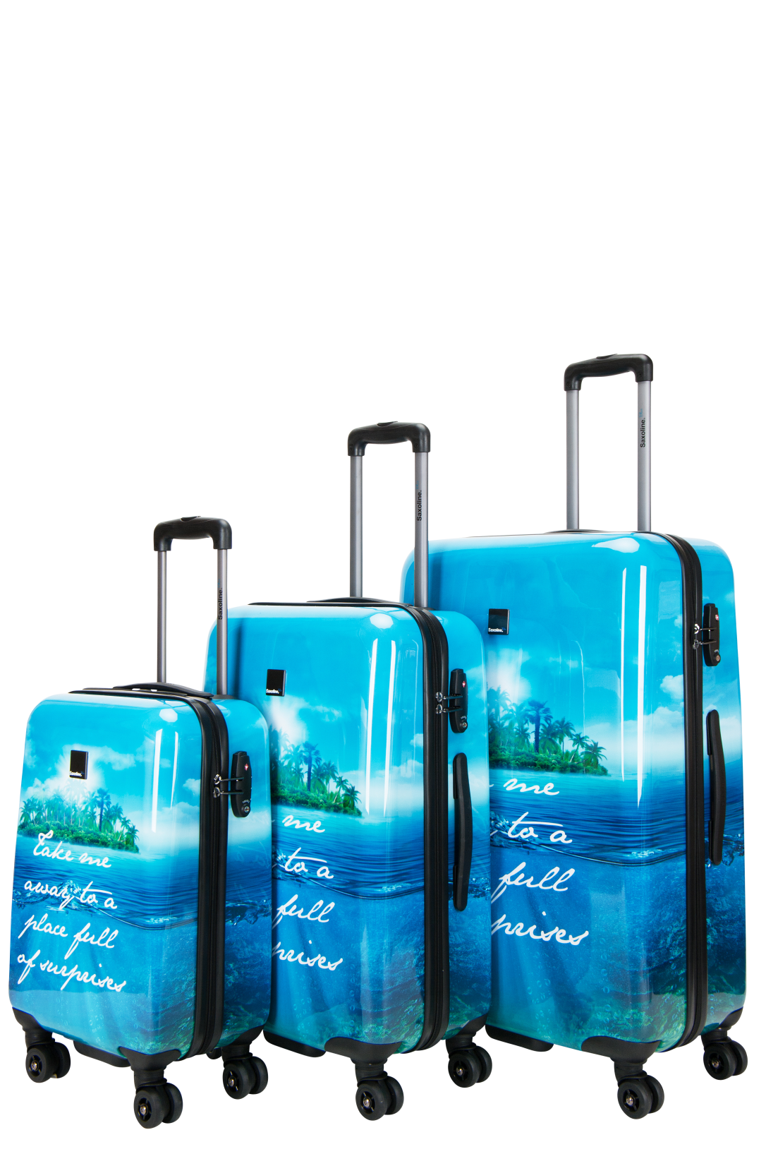 Saxoline blue kofferset | luggage4u.de