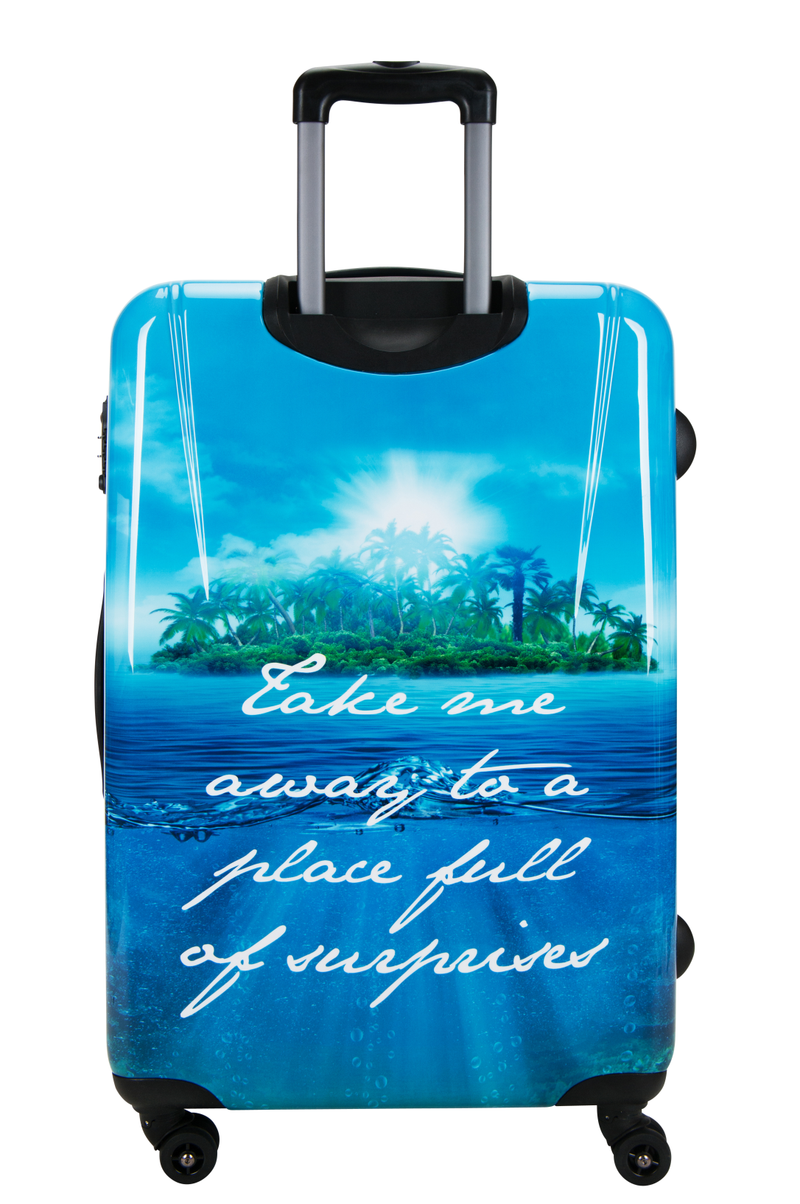 Saxoline Blue Island schalenkoffer Large