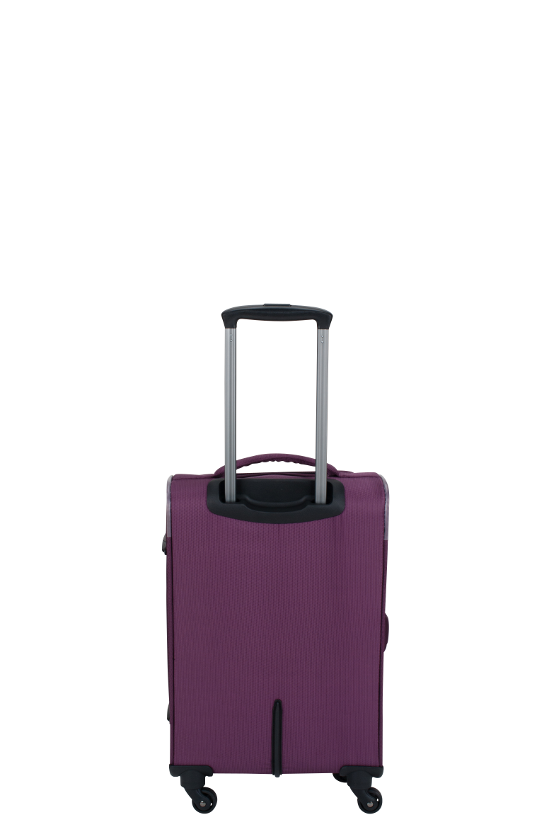 Saxoline Blue Alpine trolley koffer Small handbagage lichtgewicht 4 spinnerwielen