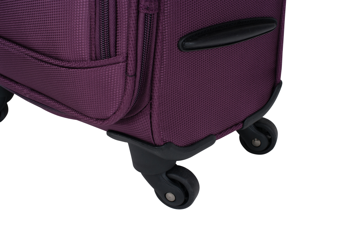 Saxoline Blue Alpine trolley koffer Small handbagage lichtgewicht 4 spinnerwielen