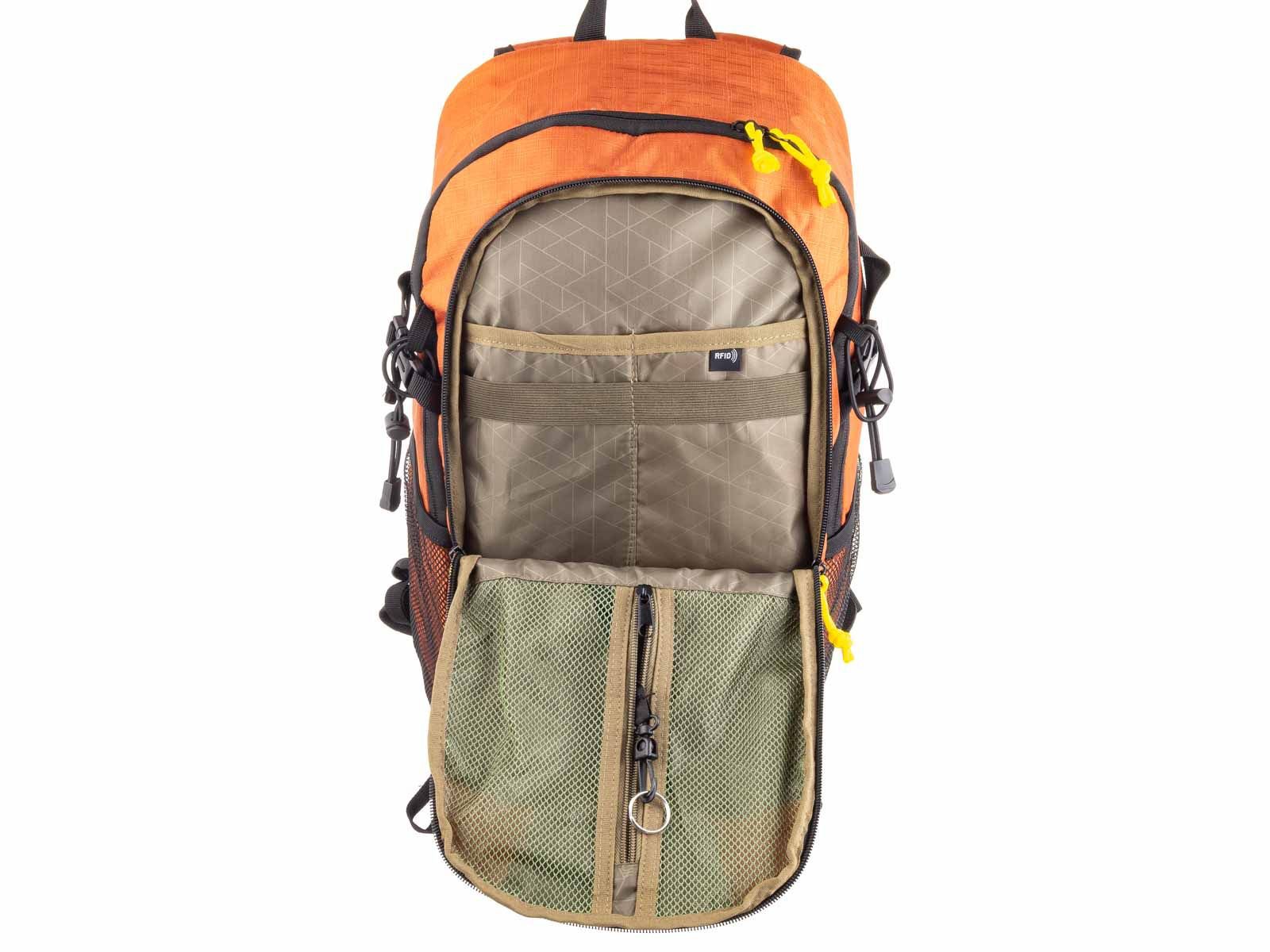 National Geographic - Destination | Outdoor Rucksack mit RFID-Blocker (48cm) | Orange