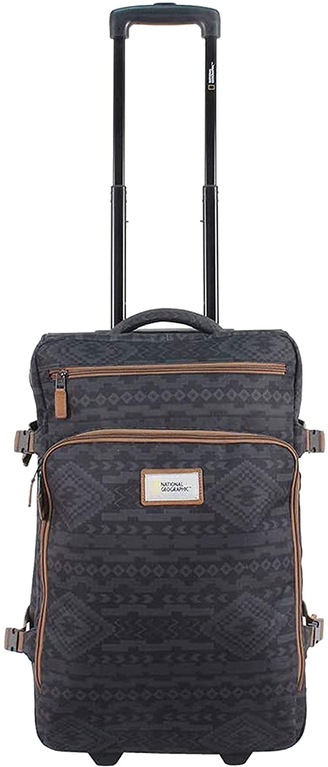 National Geographic Handgepäck Reisetasche Trolley 55cm Schwarz Bunt