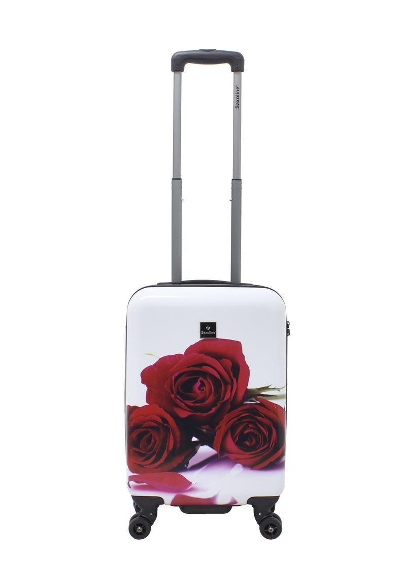Handgepäck Koffer Rosen Blumen Trolley Gr. S von Saxoline