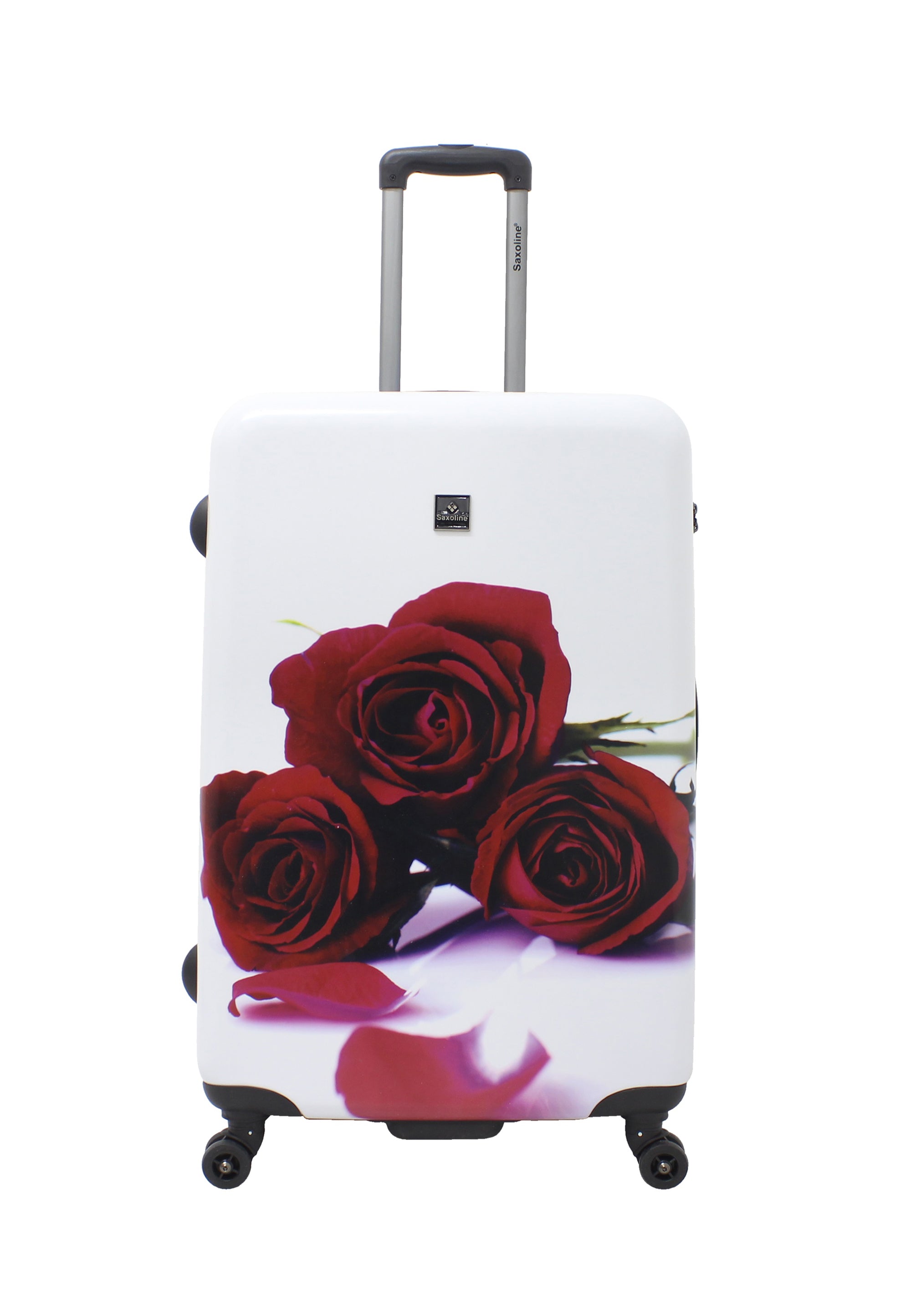 Motivkoffer mit Rosen / Blumen Trolley Gr. L Reisegepäck von Saxoline