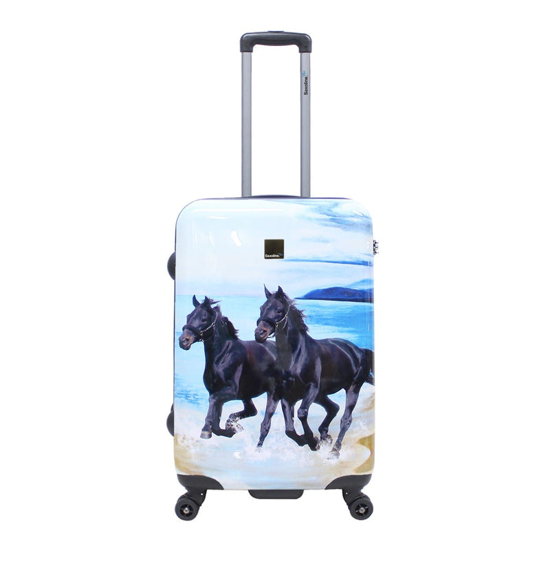 weekend suitcase with horses print online